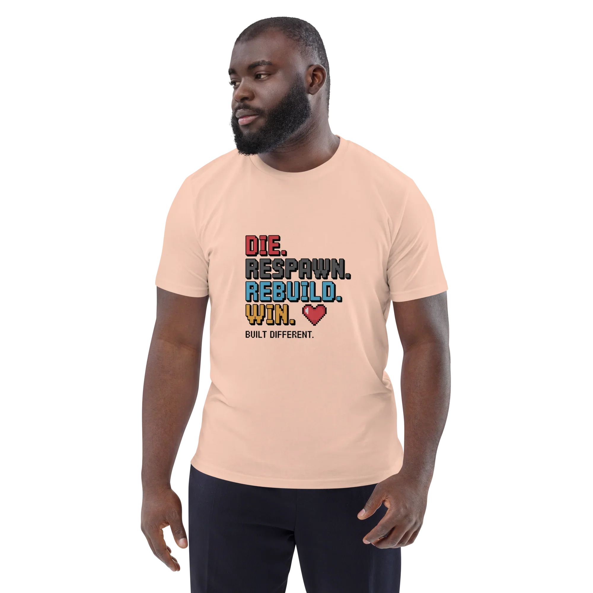 Die Respawn Rebuild Win Shirt – Built Different Gamer Tee - RaZits