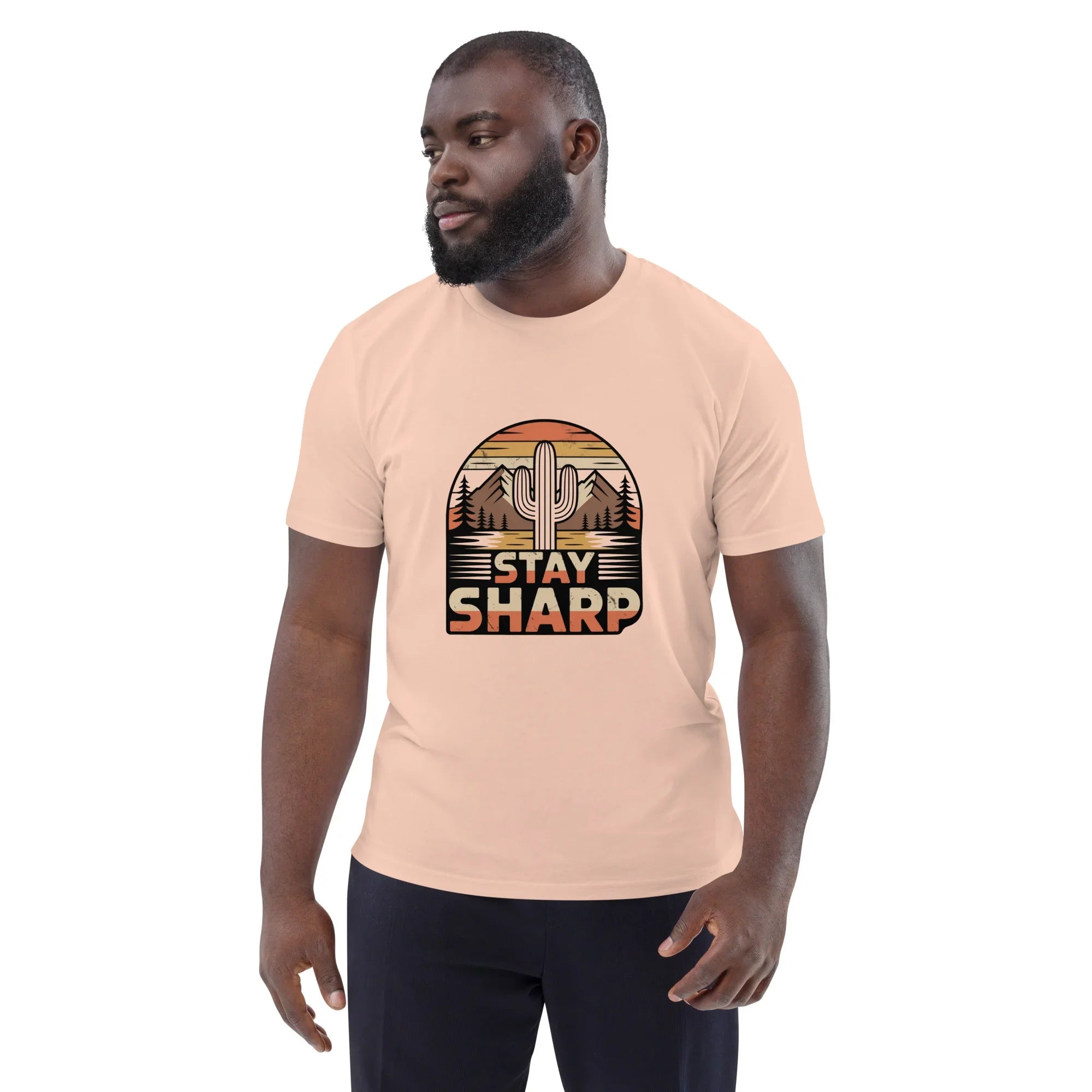 Cactus Graphic Tee – Stay Sharp Desert Adventure Shirt - RaZits