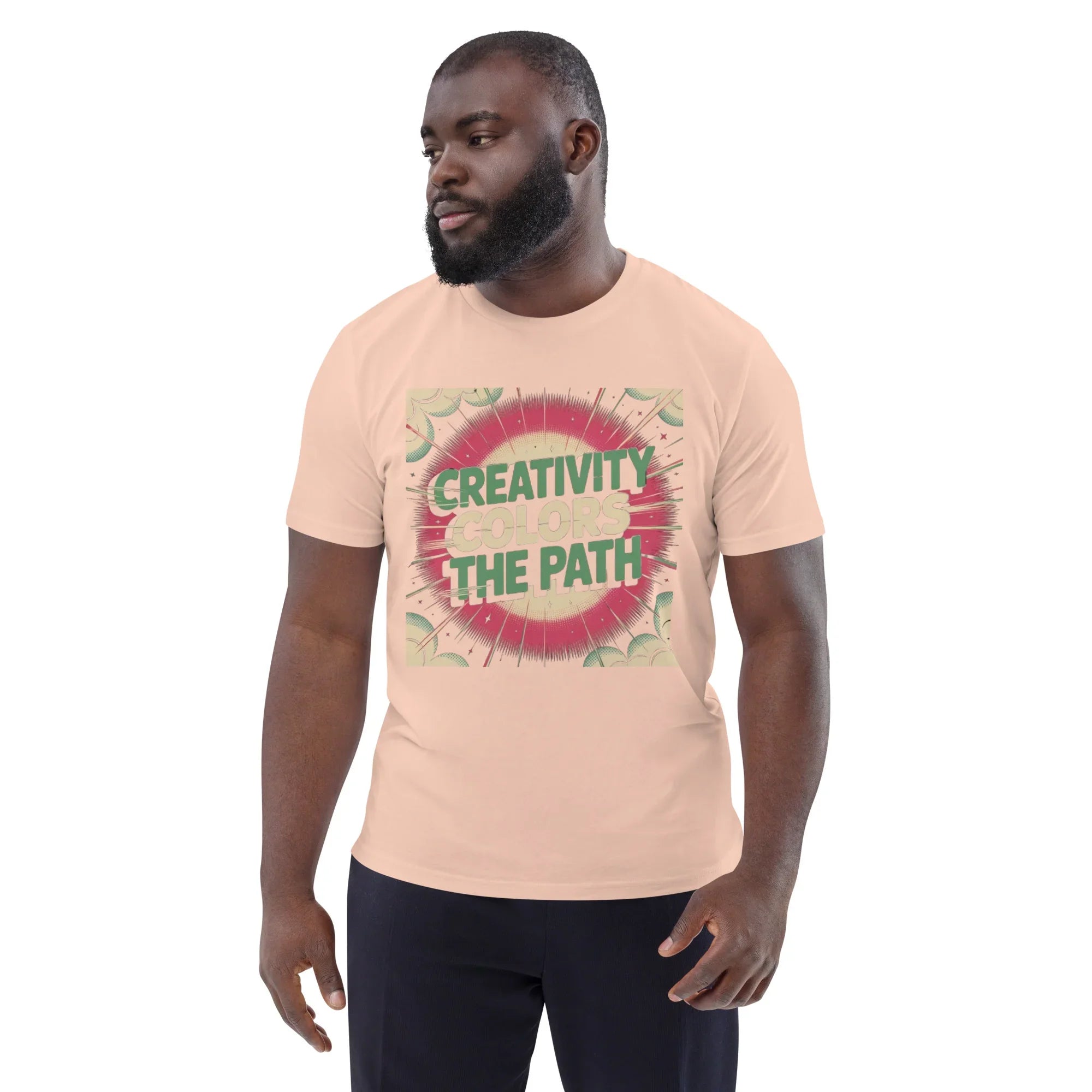 Comic-Style Adventure T-Shirt – “Creativity Colors the Path” Design - RaZits