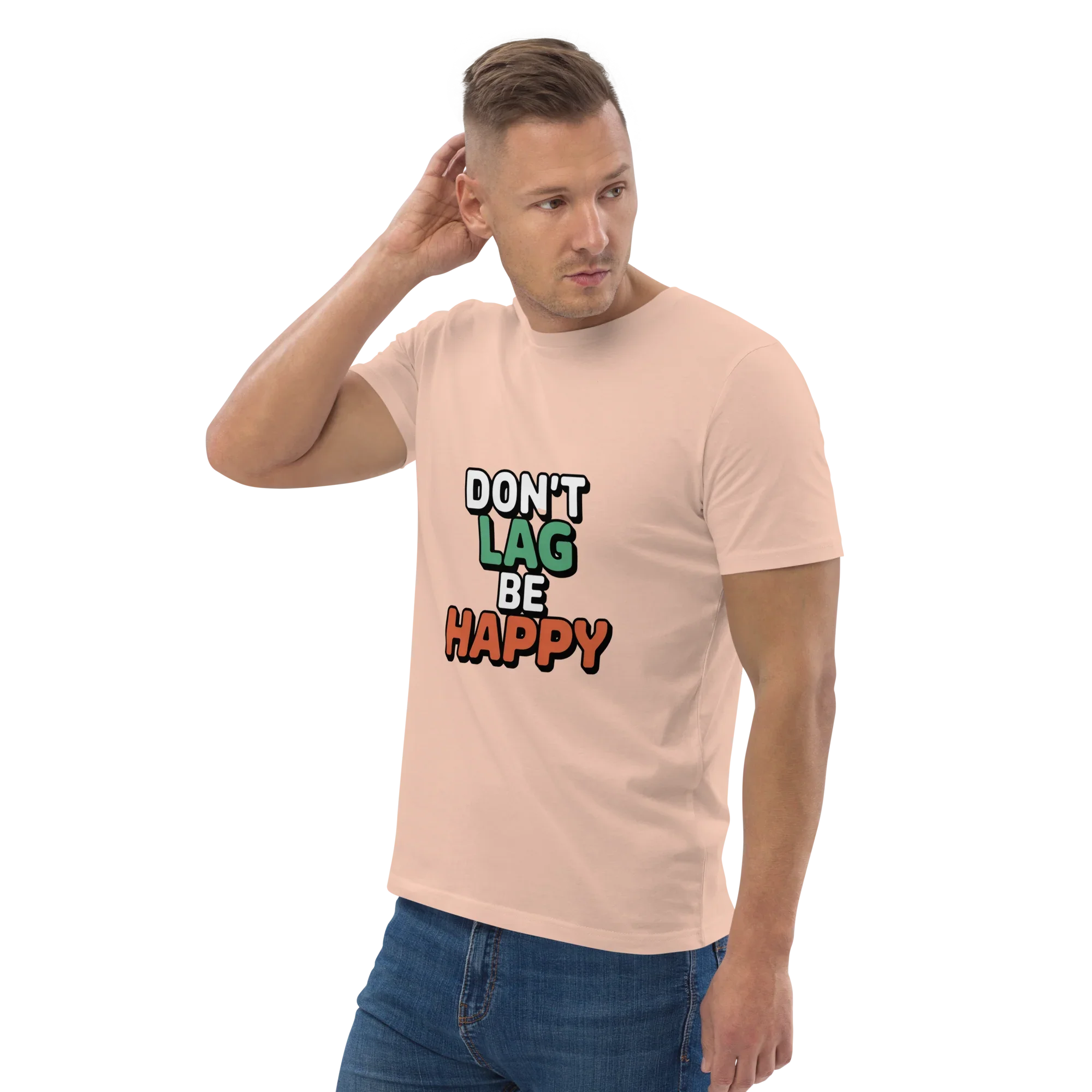 Don’t Lag Be Happy Shirt – Funny Gamer Quote Tee - RaZits