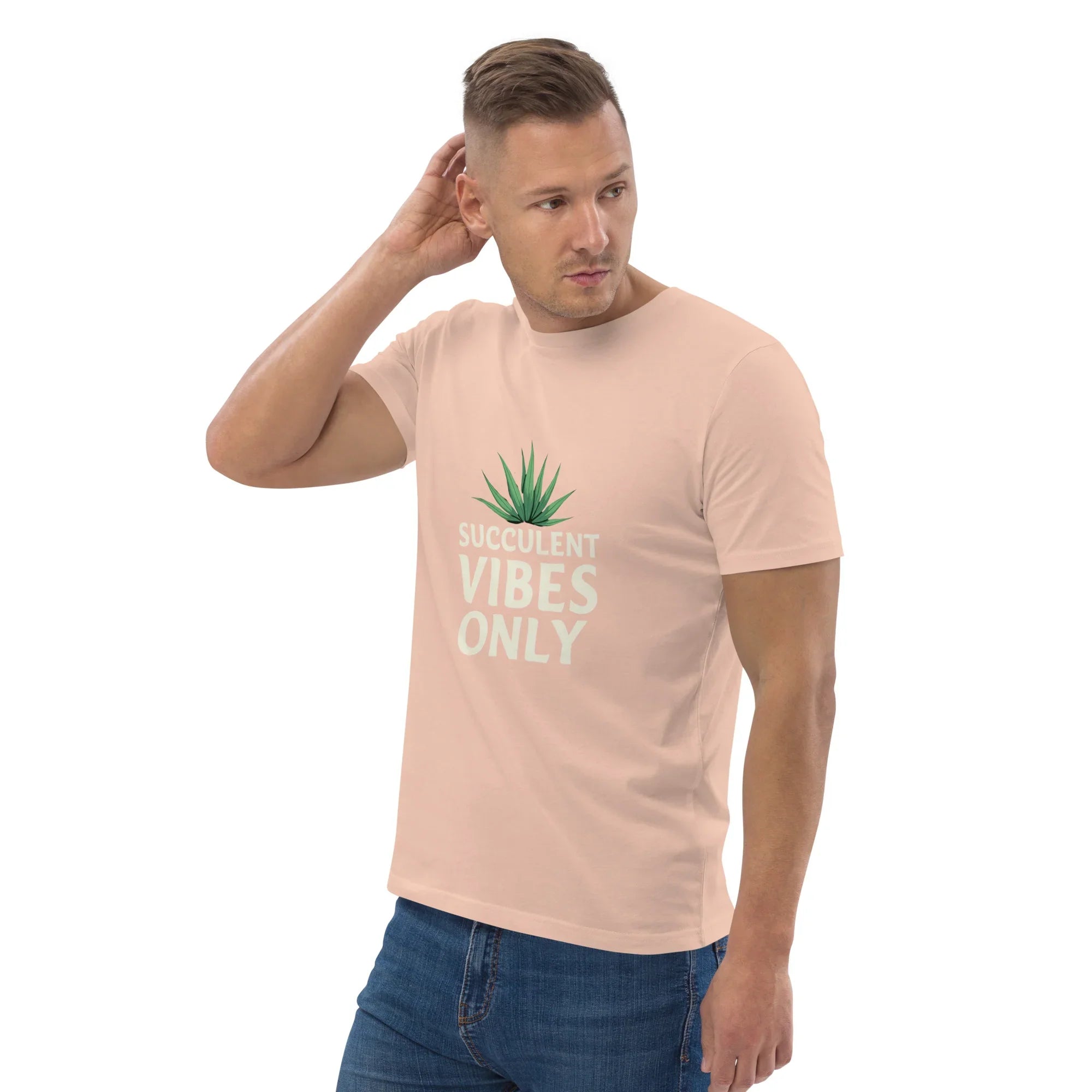 Succulent T-Shirt – Succulent Vibes Only Minimal Plant Tee - RaZits