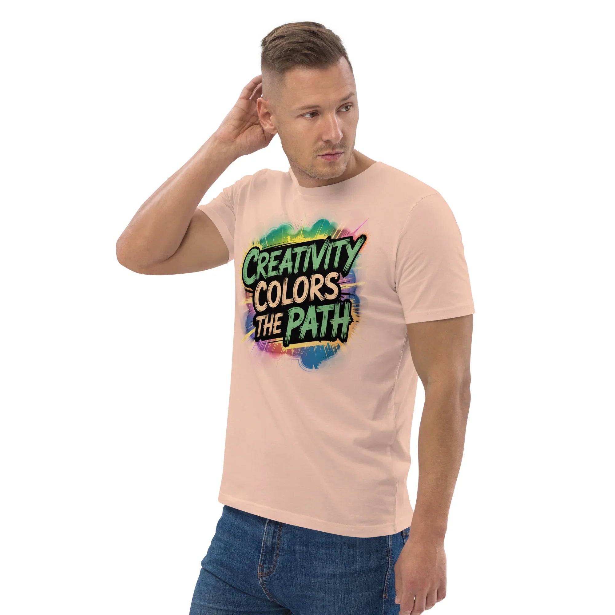 Color Splash Adventure T-Shirt – “Creativity Colors the Path” Comic Style - RaZits