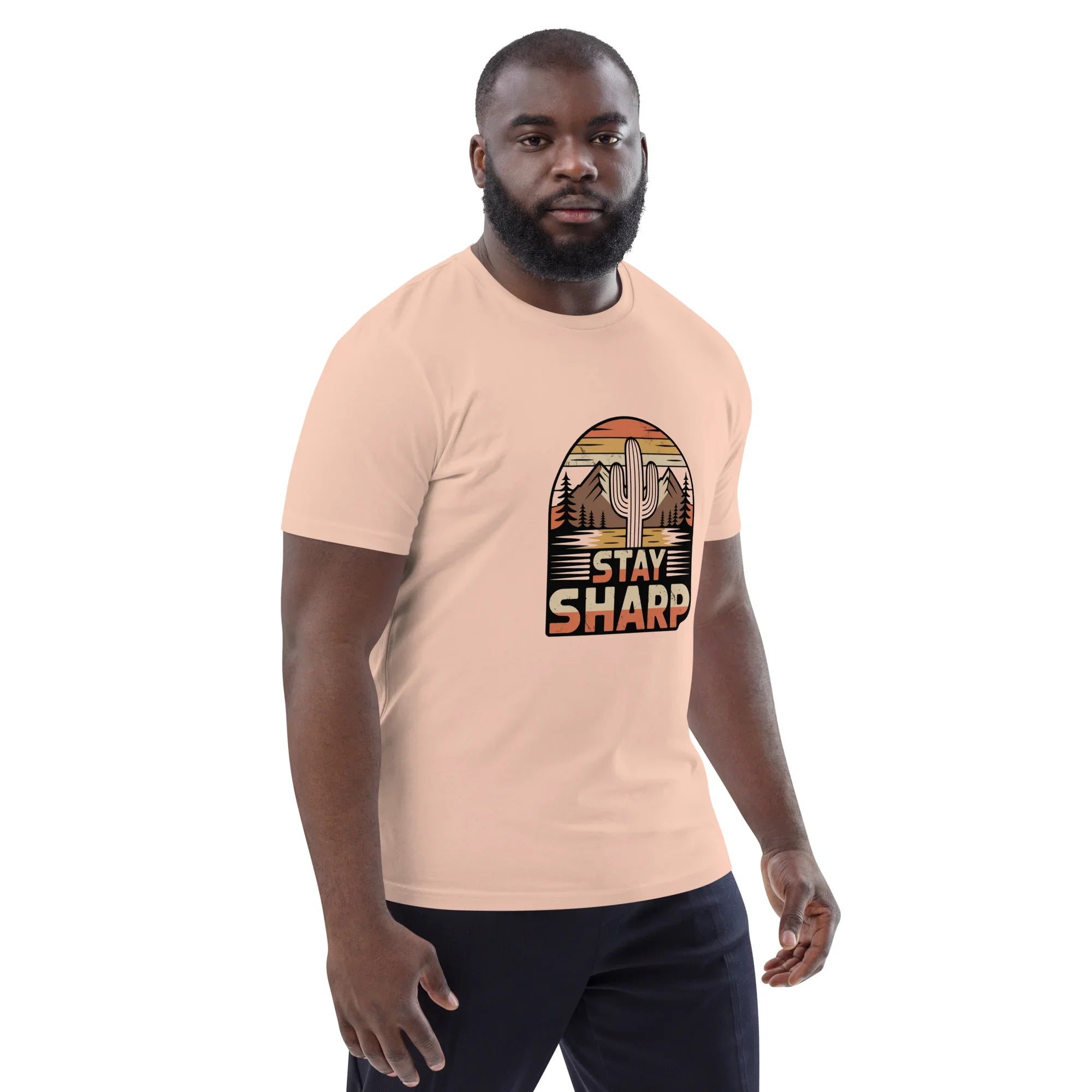 Cactus Graphic Tee – Stay Sharp Desert Adventure Shirt - RaZits