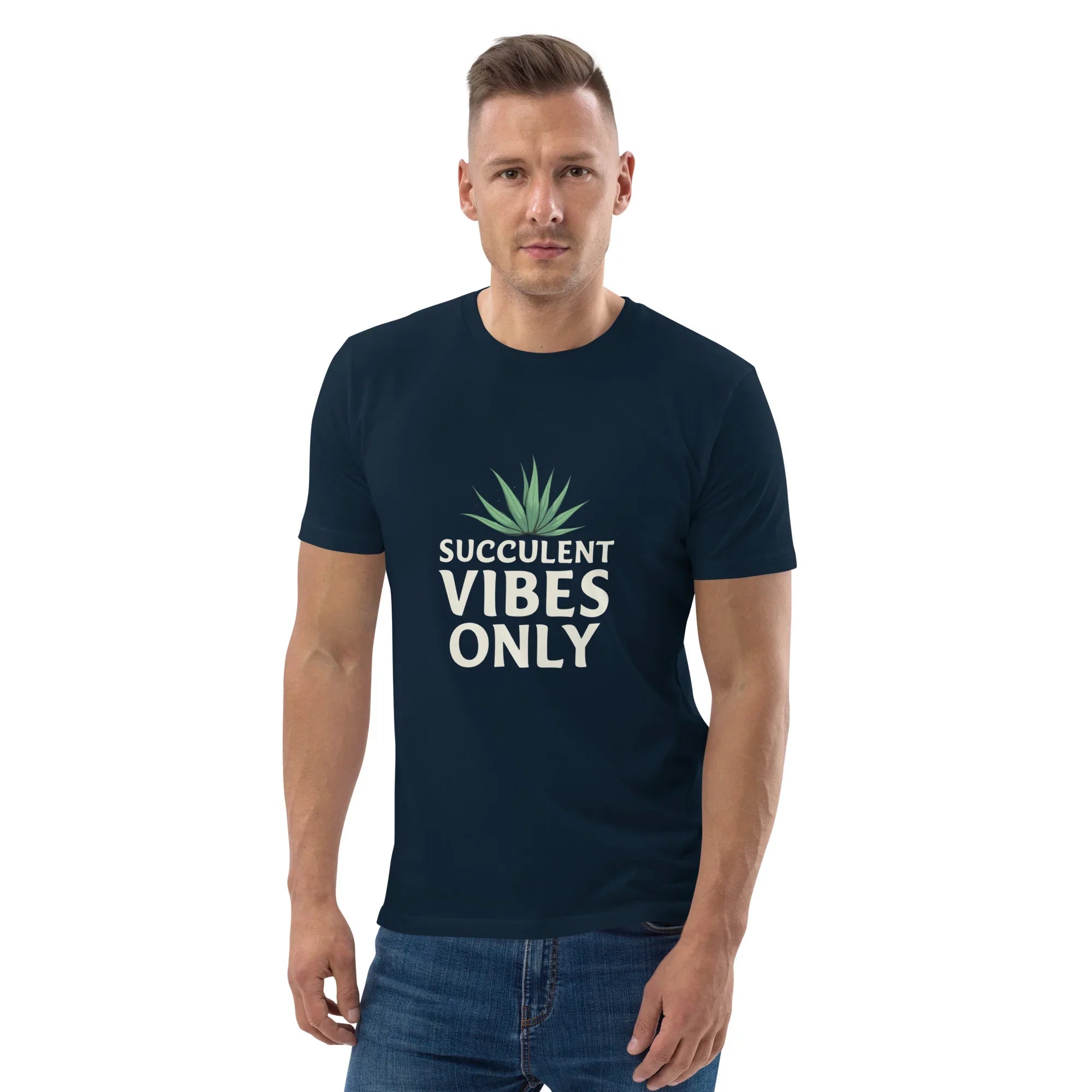 Succulent T-Shirt – Succulent Vibes Only Minimal Plant Tee - RaZits