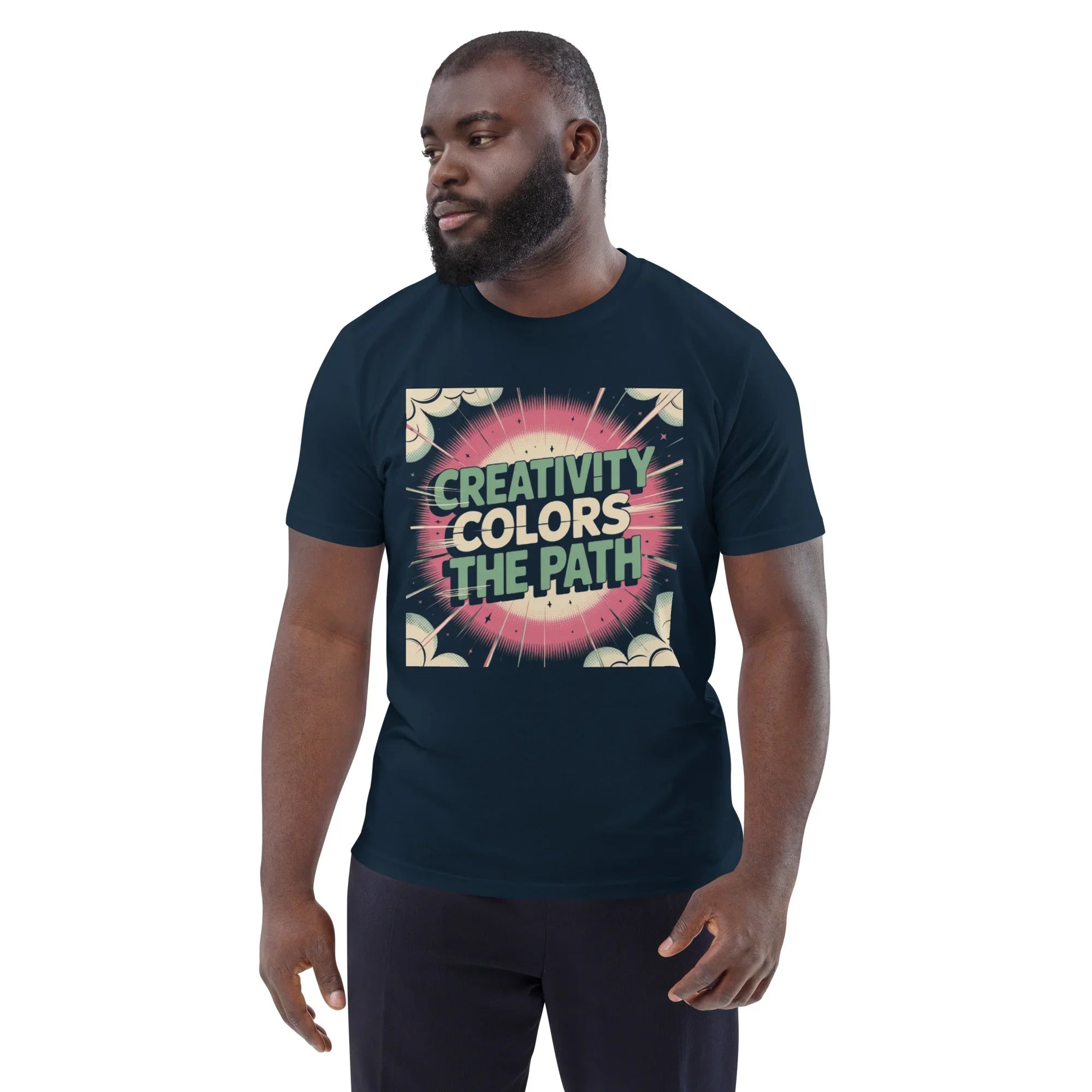 Comic-Style Adventure T-Shirt – “Creativity Colors the Path” Design - RaZits