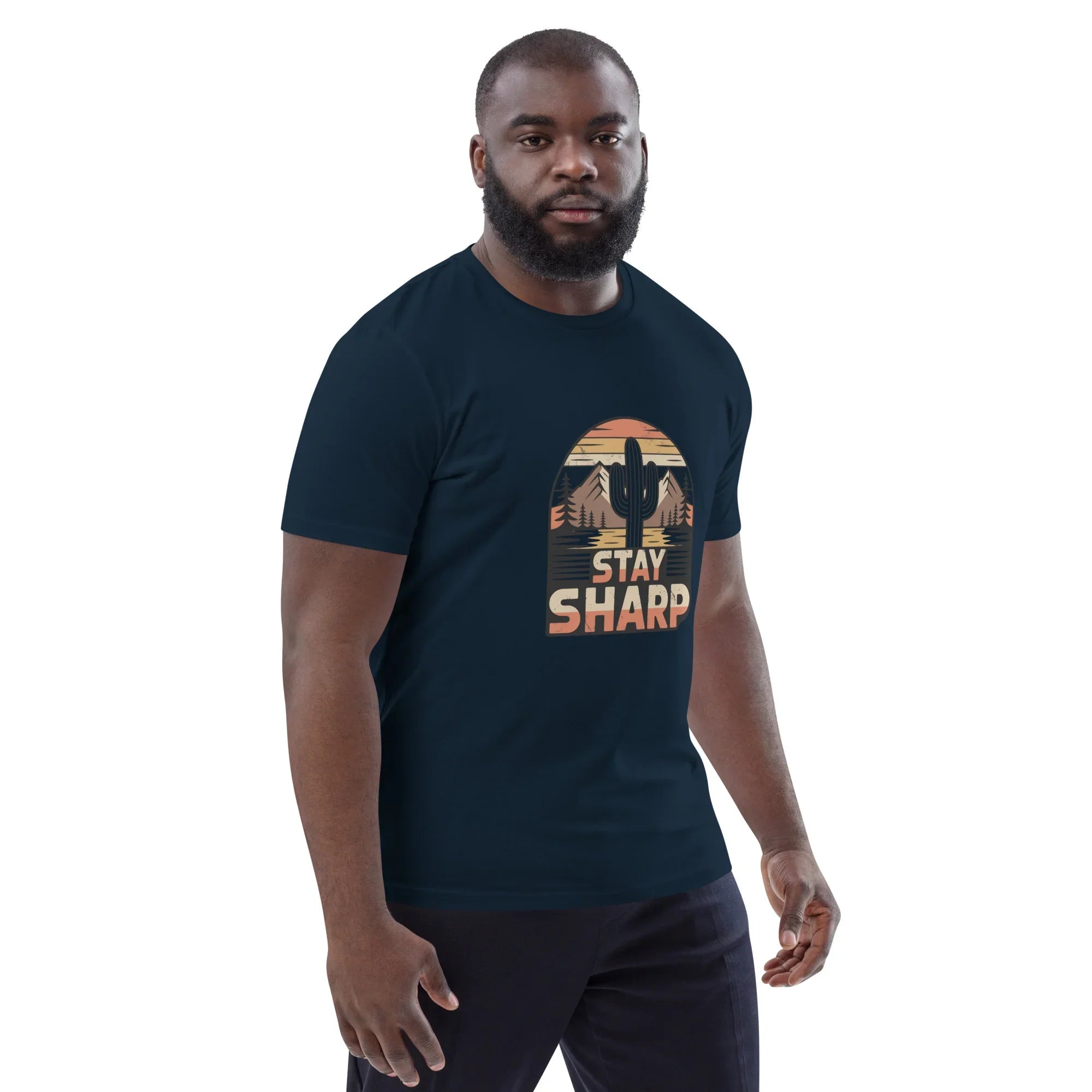 Cactus Graphic Tee – Stay Sharp Desert Adventure Shirt - RaZits