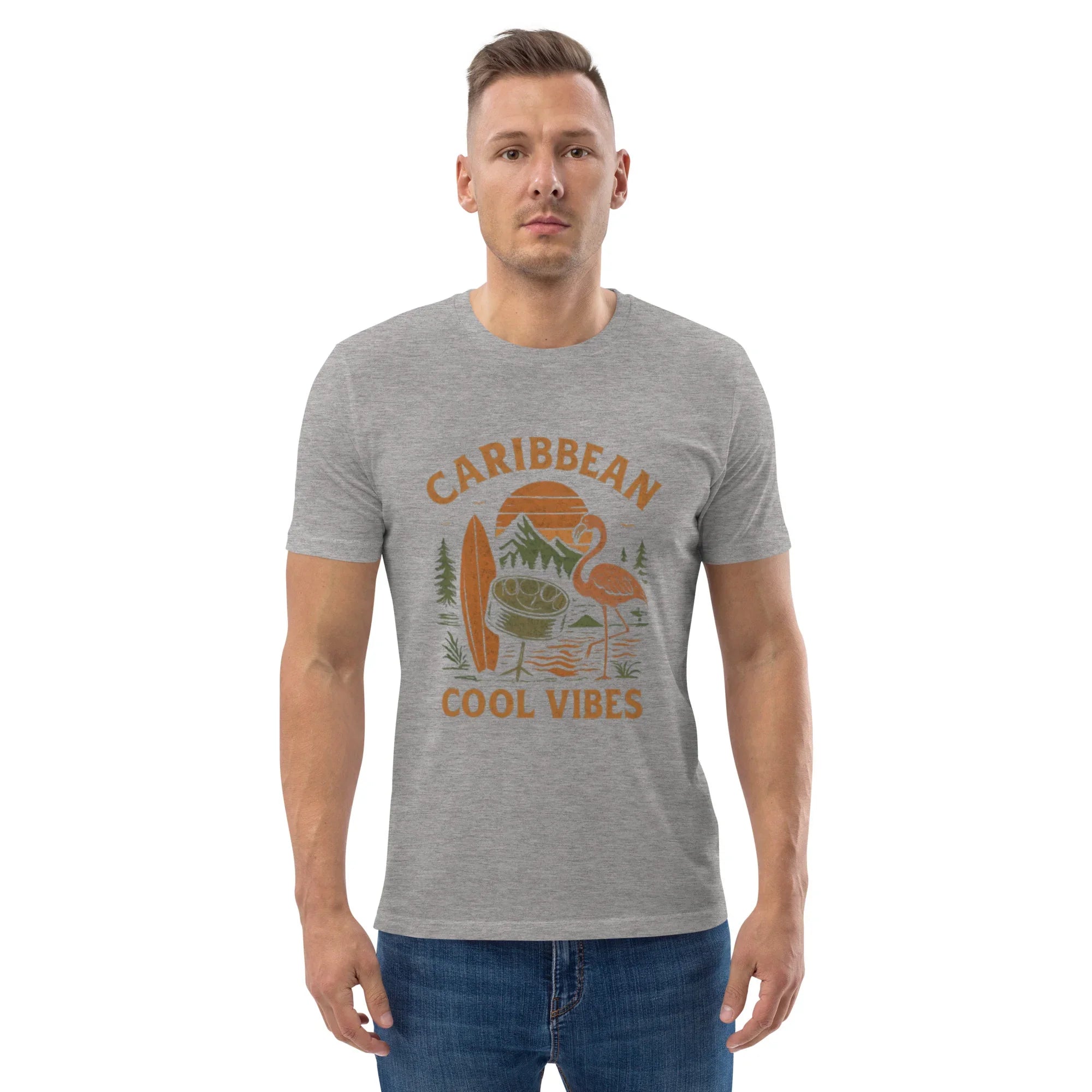 Caribbean Cool Vibes Organic Cotton Tee - RaZits