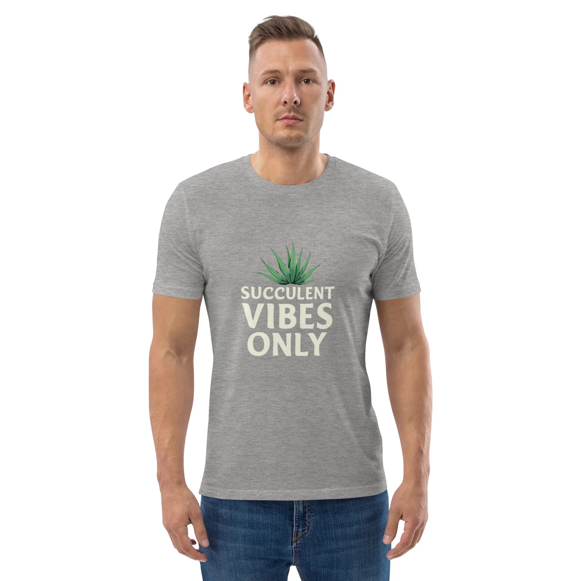 Succulent T-Shirt – Succulent Vibes Only Minimal Plant Tee - RaZits