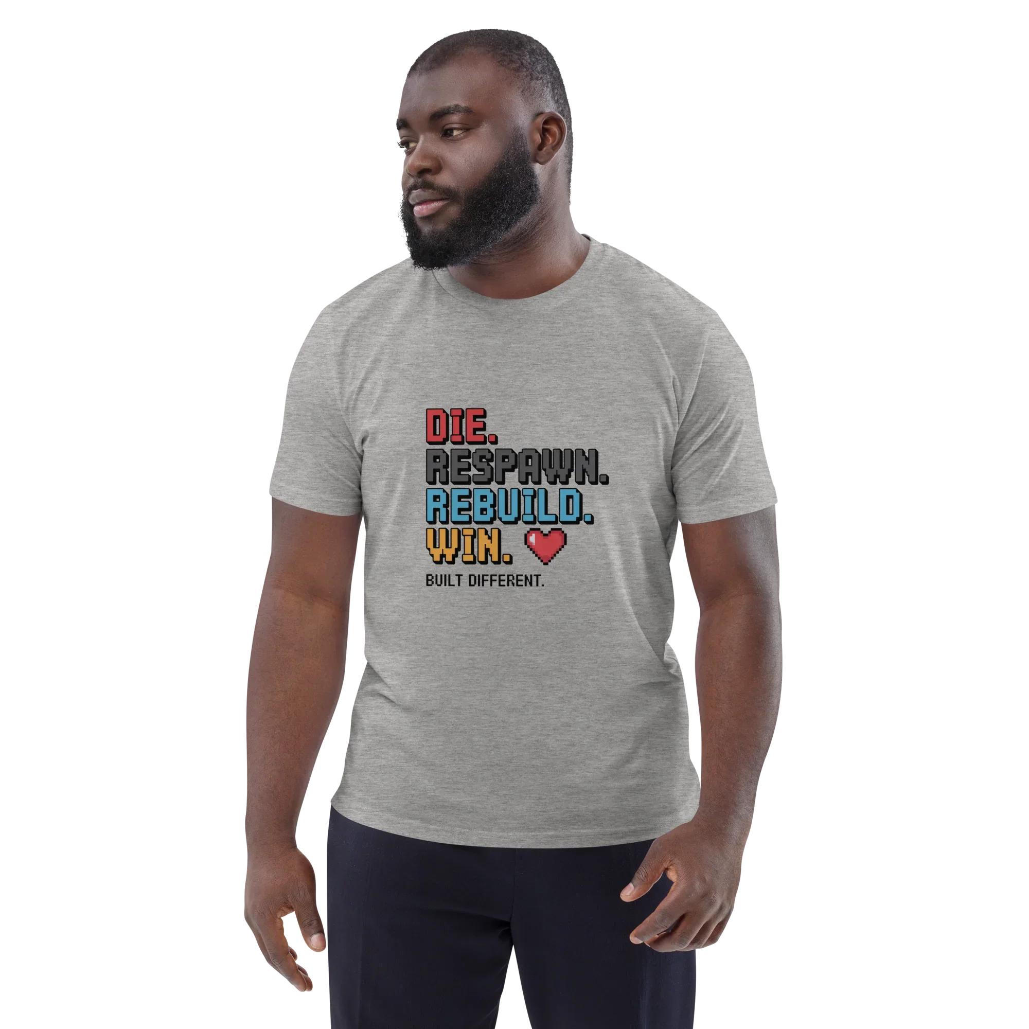 Die Respawn Rebuild Win Shirt – Built Different Gamer Tee - RaZits