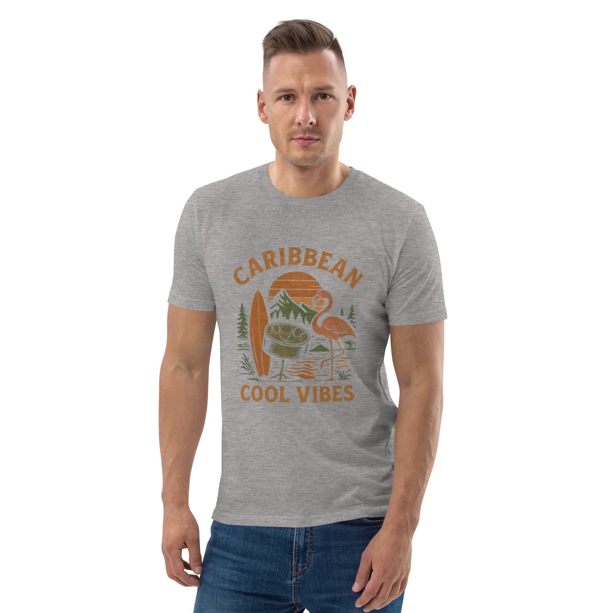 Caribbean Cool Vibes Organic Cotton Tee - RaZits