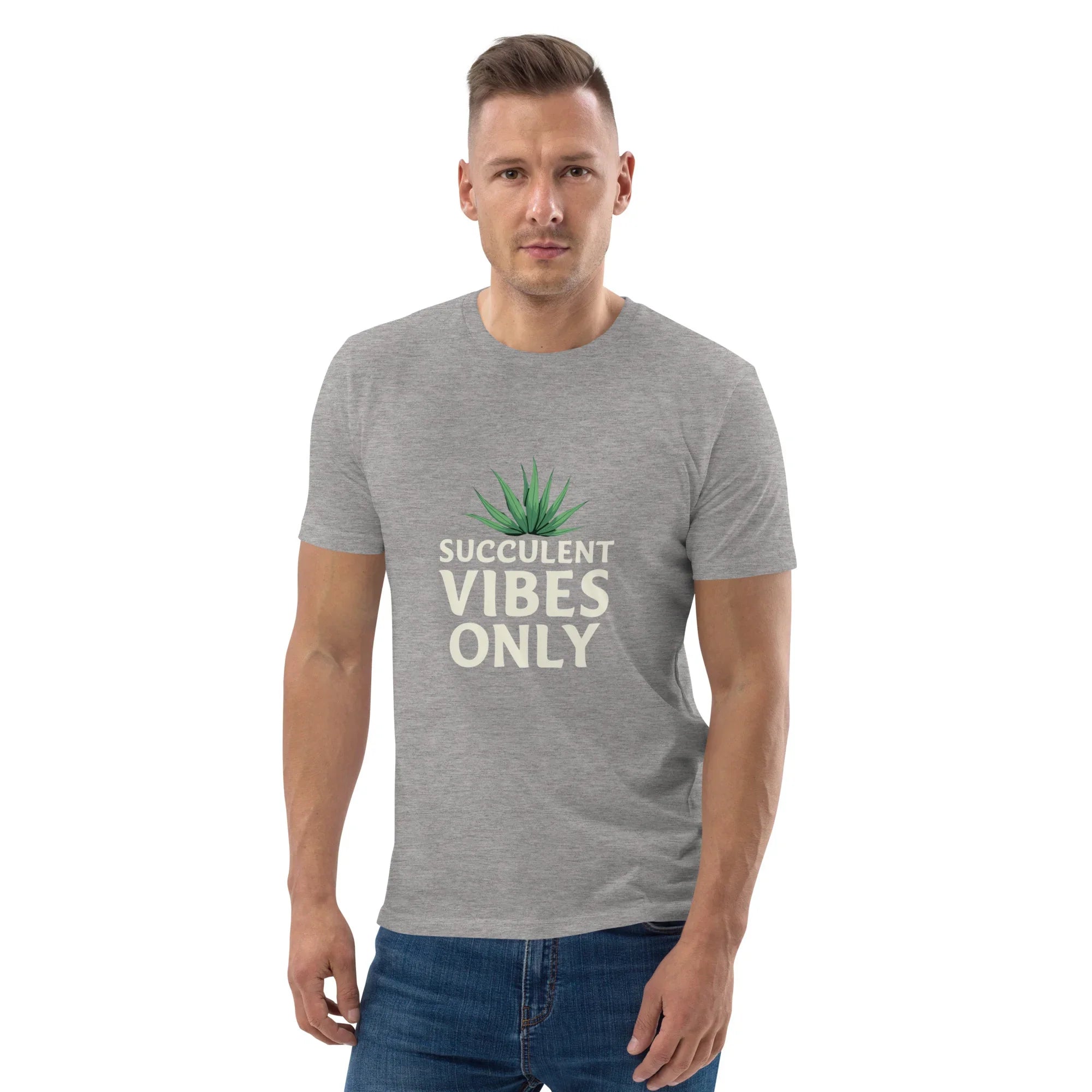 Succulent T-Shirt – Succulent Vibes Only Minimal Plant Tee - RaZits