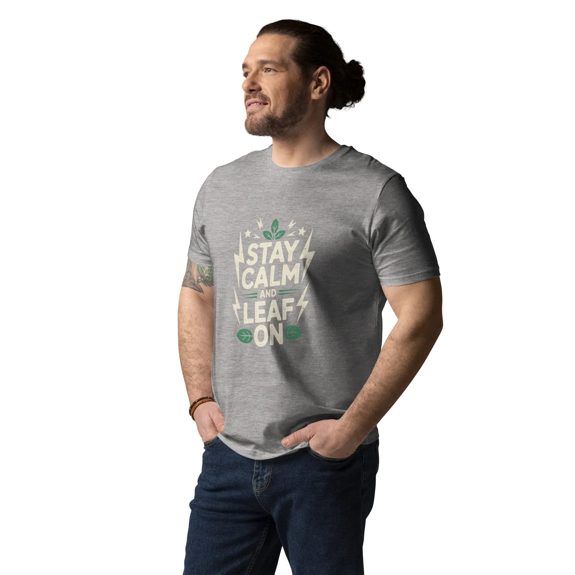 Leaf Pun T-Shirt – Stay Calm and Leaf On - RaZits