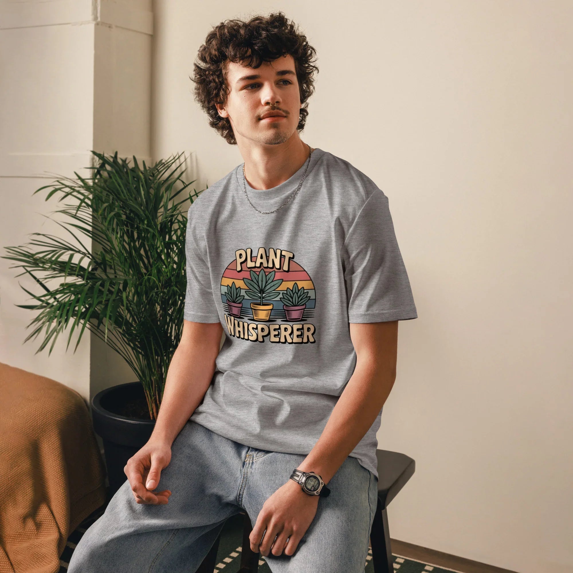 Plant Lover T-Shirt – Plant Whisperer Vintage Graphic Tee - RaZits