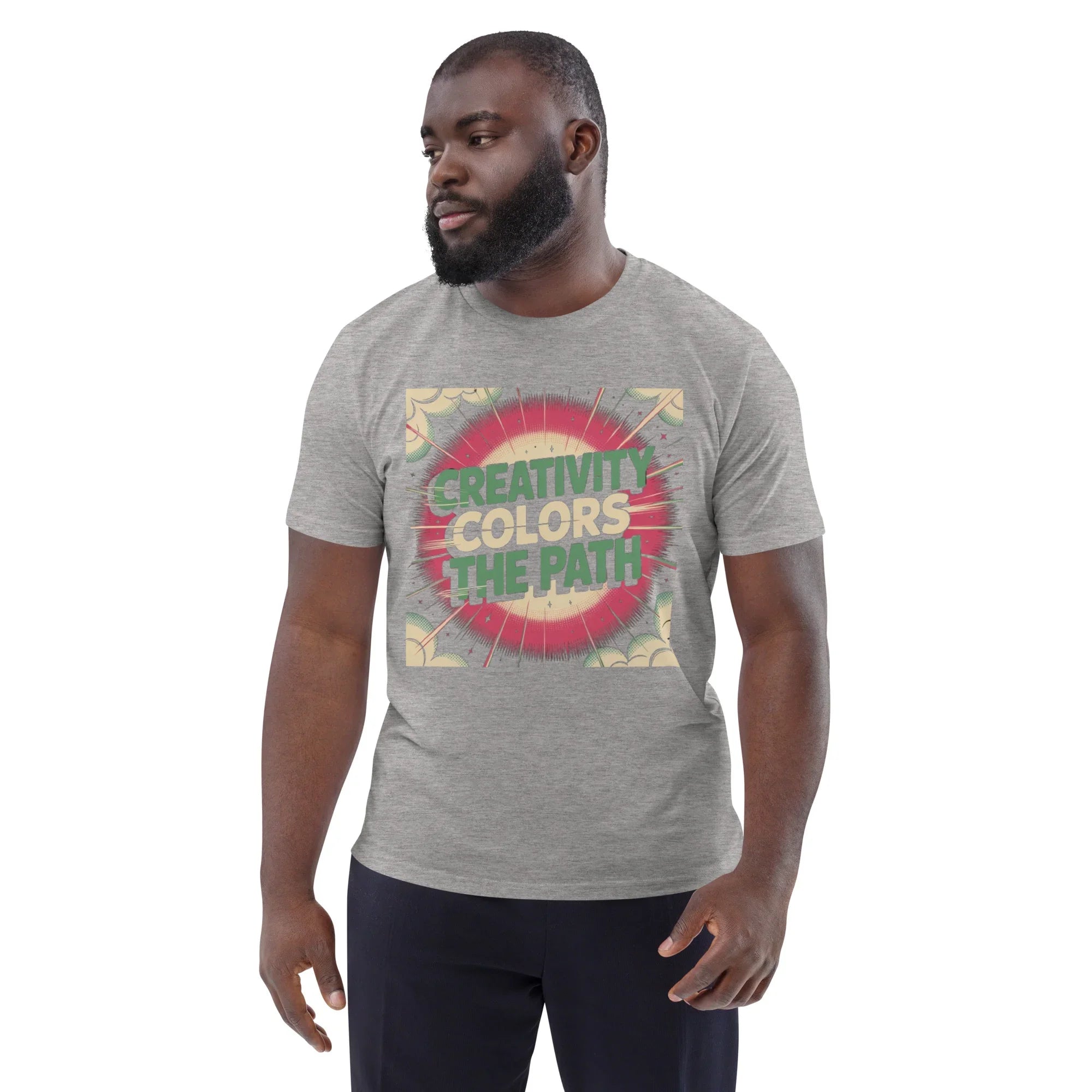 Comic-Style Adventure T-Shirt – “Creativity Colors the Path” Design - RaZits
