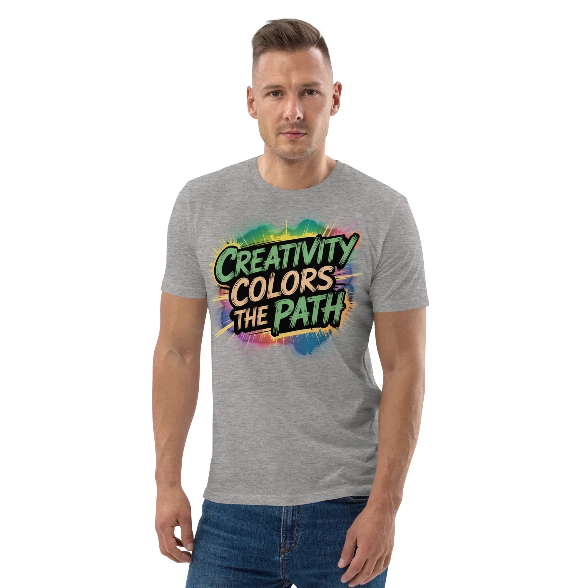 Color Splash Adventure T-Shirt – “Creativity Colors the Path” Comic Style - RaZits