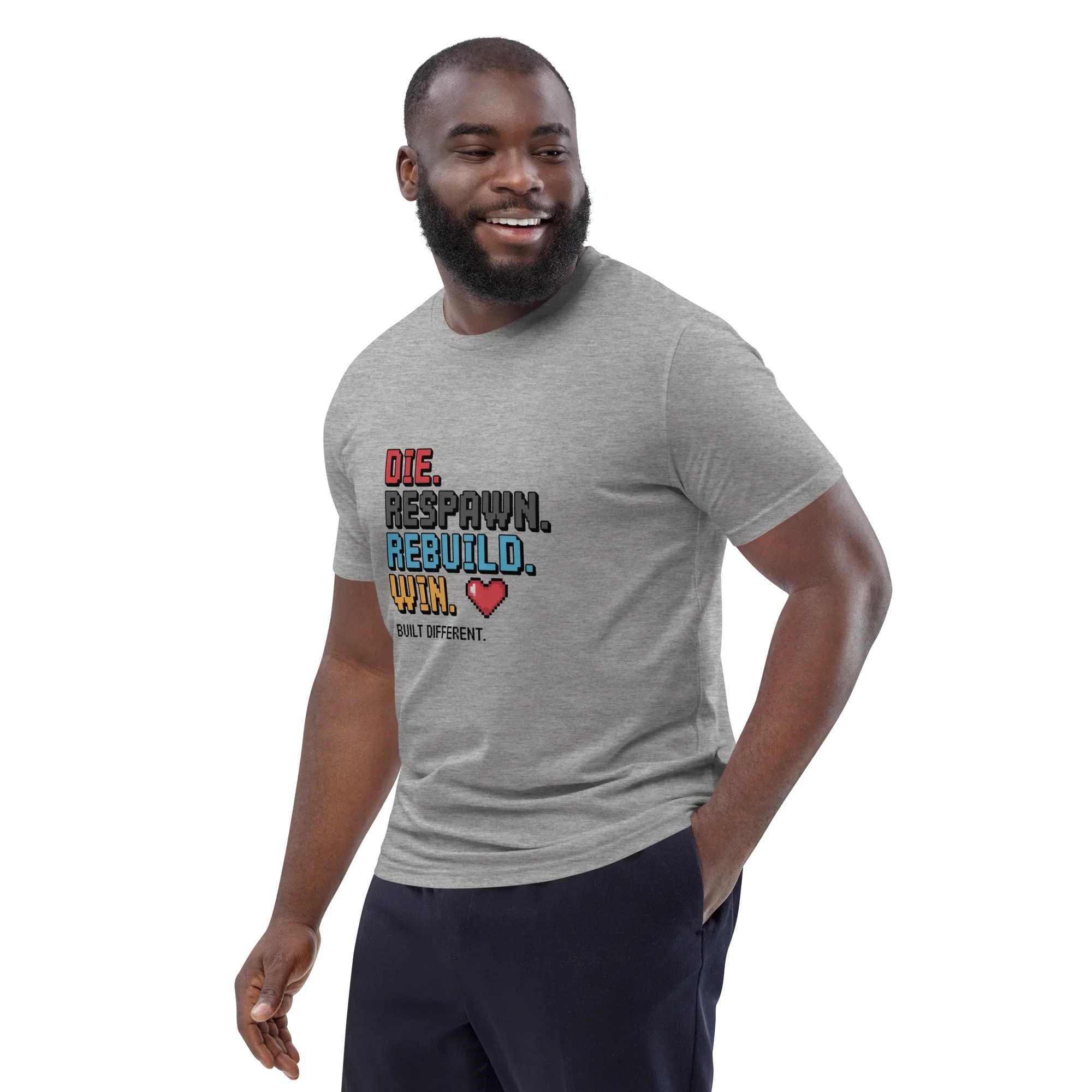 Die Respawn Rebuild Win Shirt – Built Different Gamer Tee - RaZits