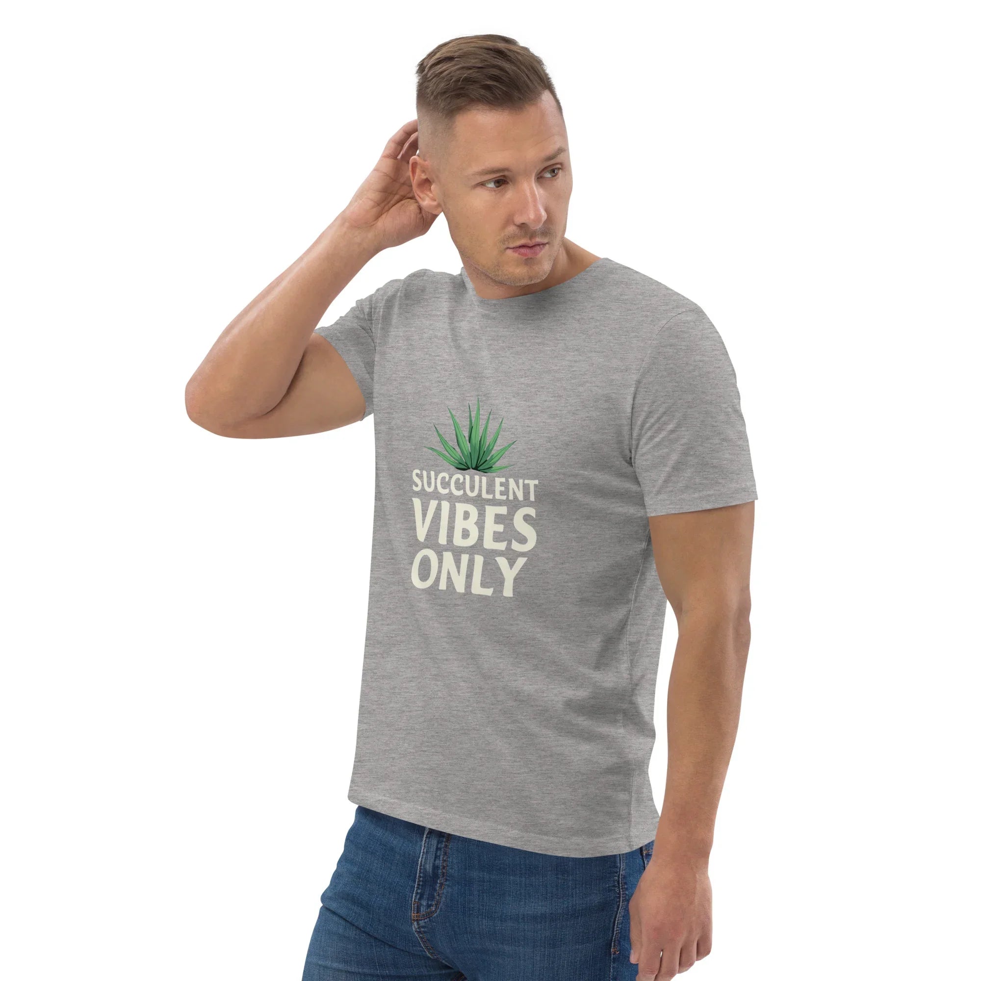 Succulent T-Shirt – Succulent Vibes Only Minimal Plant Tee - RaZits