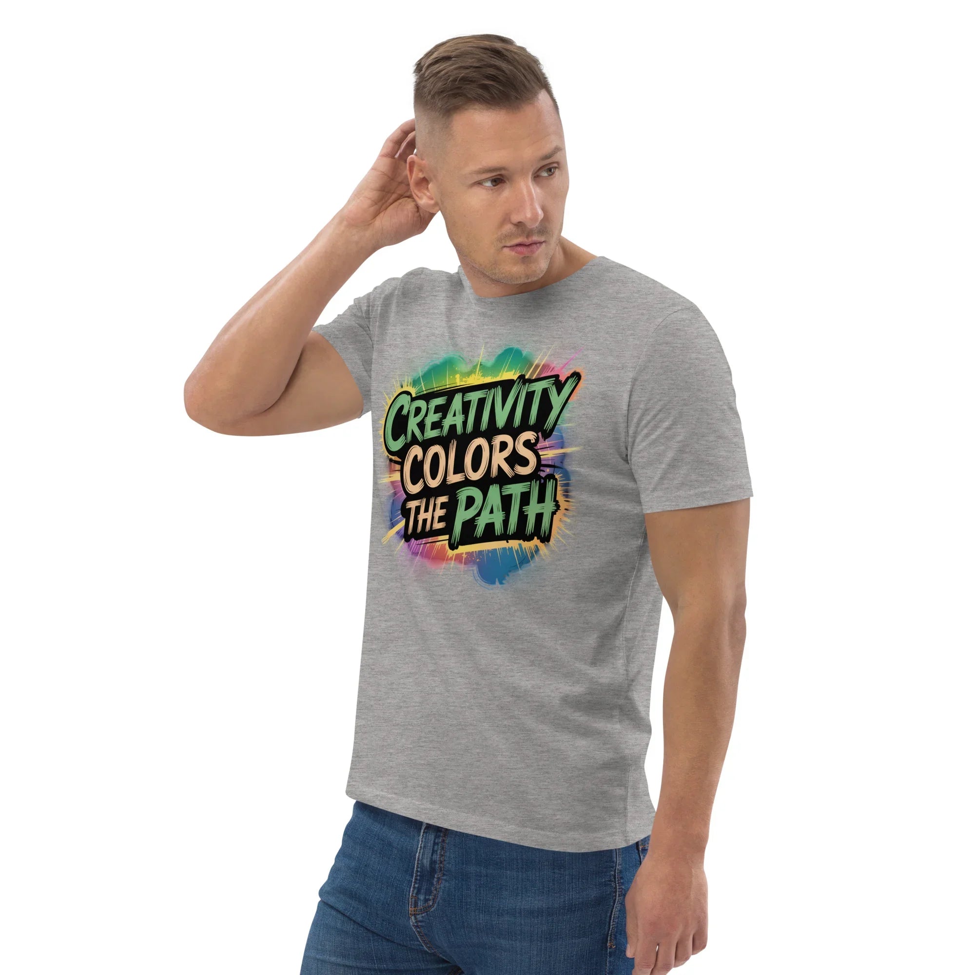 Color Splash Adventure T-Shirt – “Creativity Colors the Path” Comic Style - RaZits