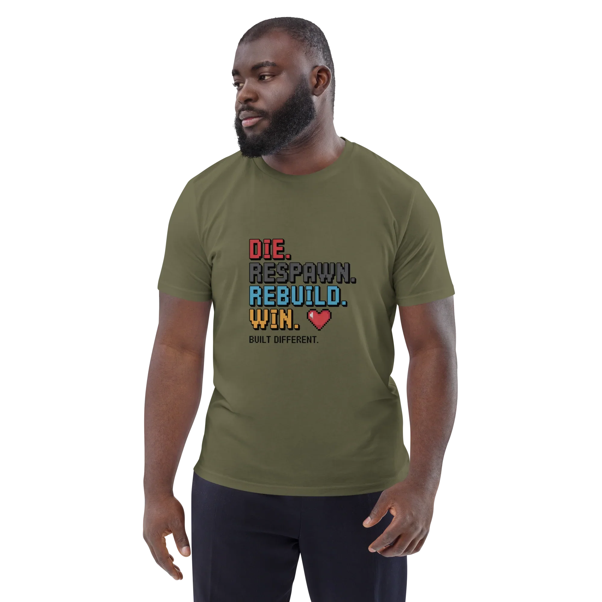 Die Respawn Rebuild Win Shirt – Built Different Gamer Tee - RaZits