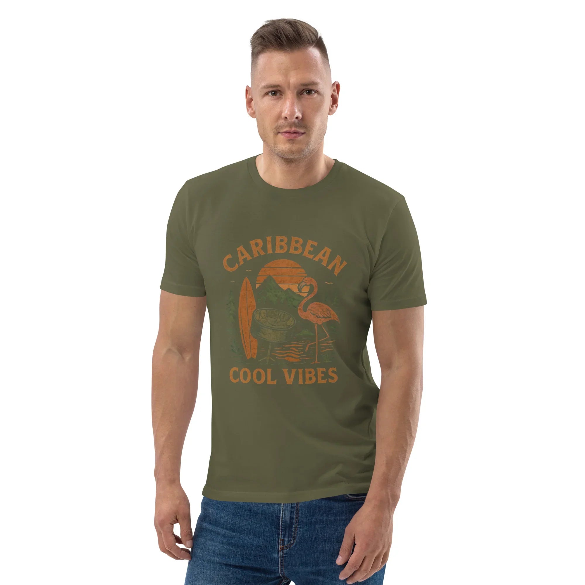 Caribbean Cool Vibes Organic Cotton Tee - RaZits