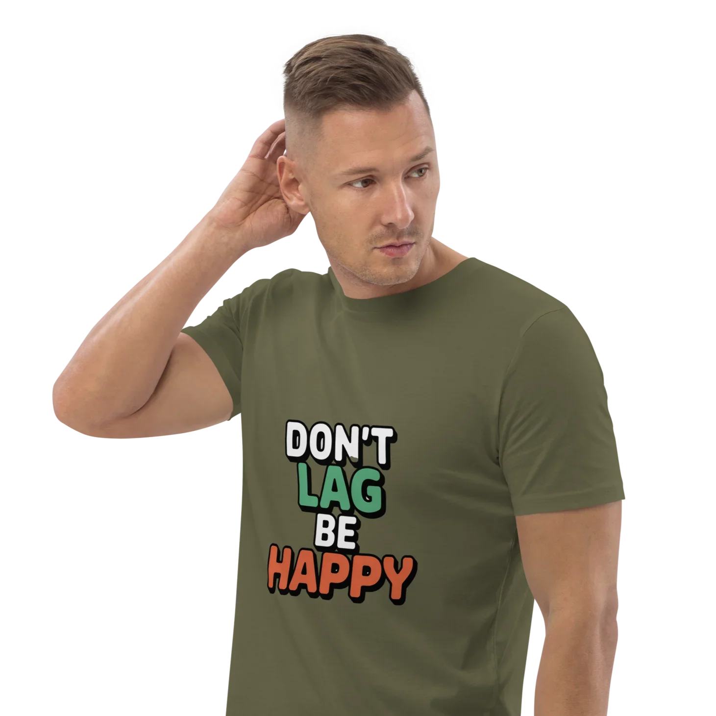 Don’t Lag Be Happy Shirt – Funny Gamer Quote Tee - RaZits