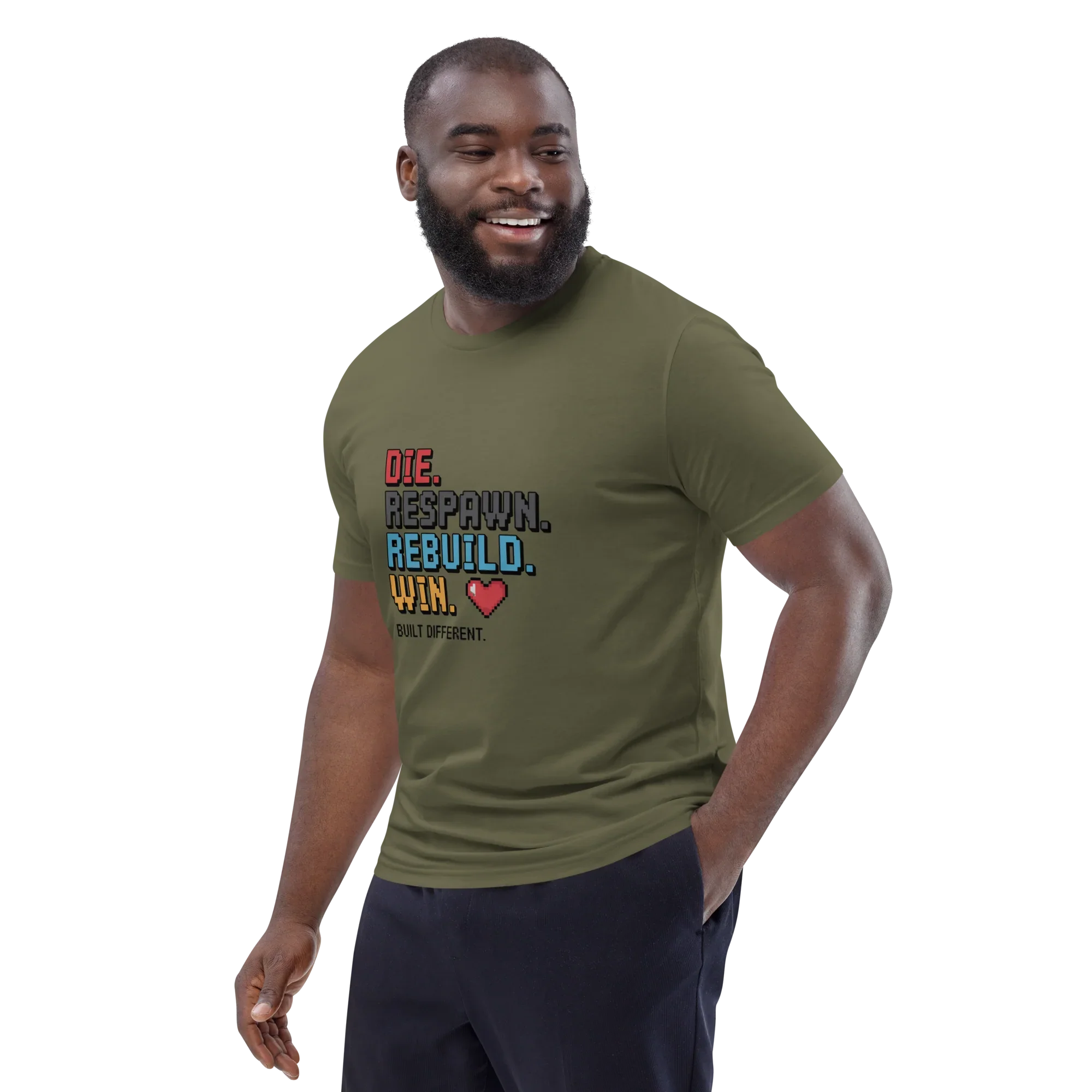 Die Respawn Rebuild Win Shirt – Built Different Gamer Tee - RaZits