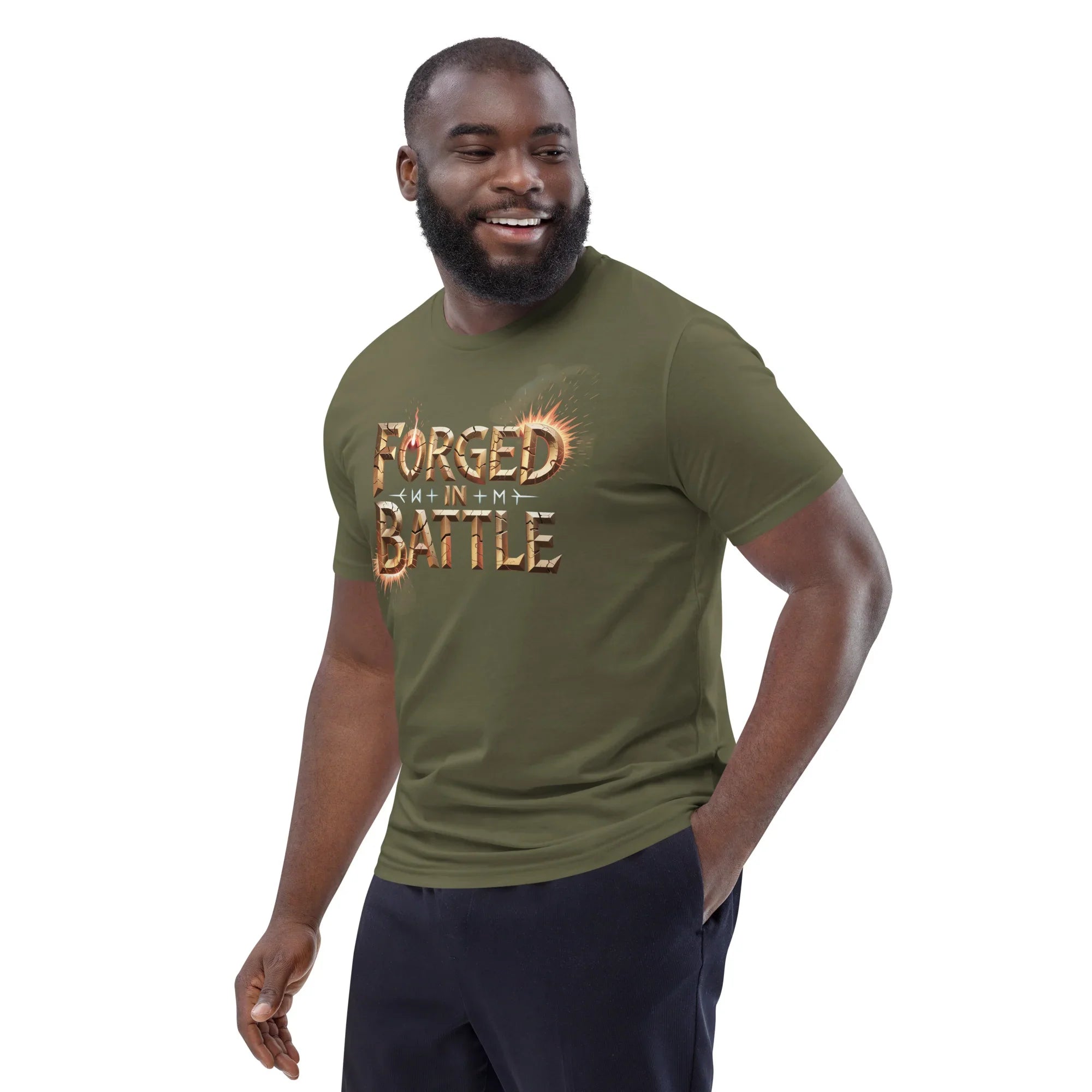Forged in Battle Hack-and-Slash T-Shirt - RaZits