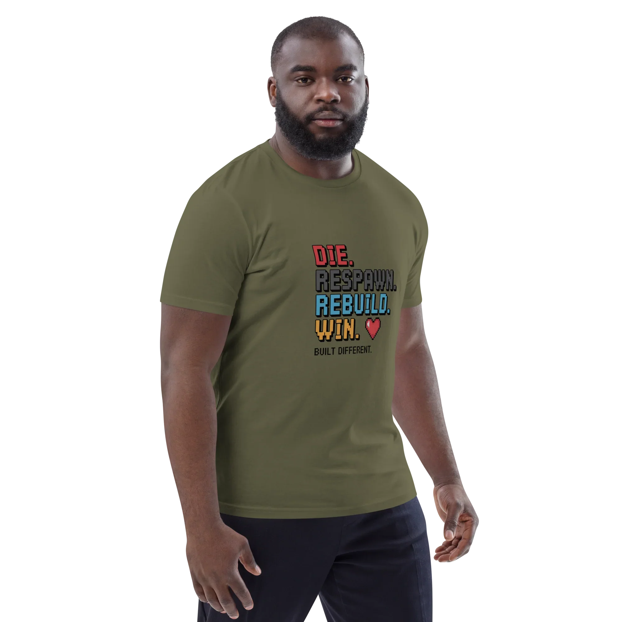 Die Respawn Rebuild Win Shirt – Built Different Gamer Tee - RaZits