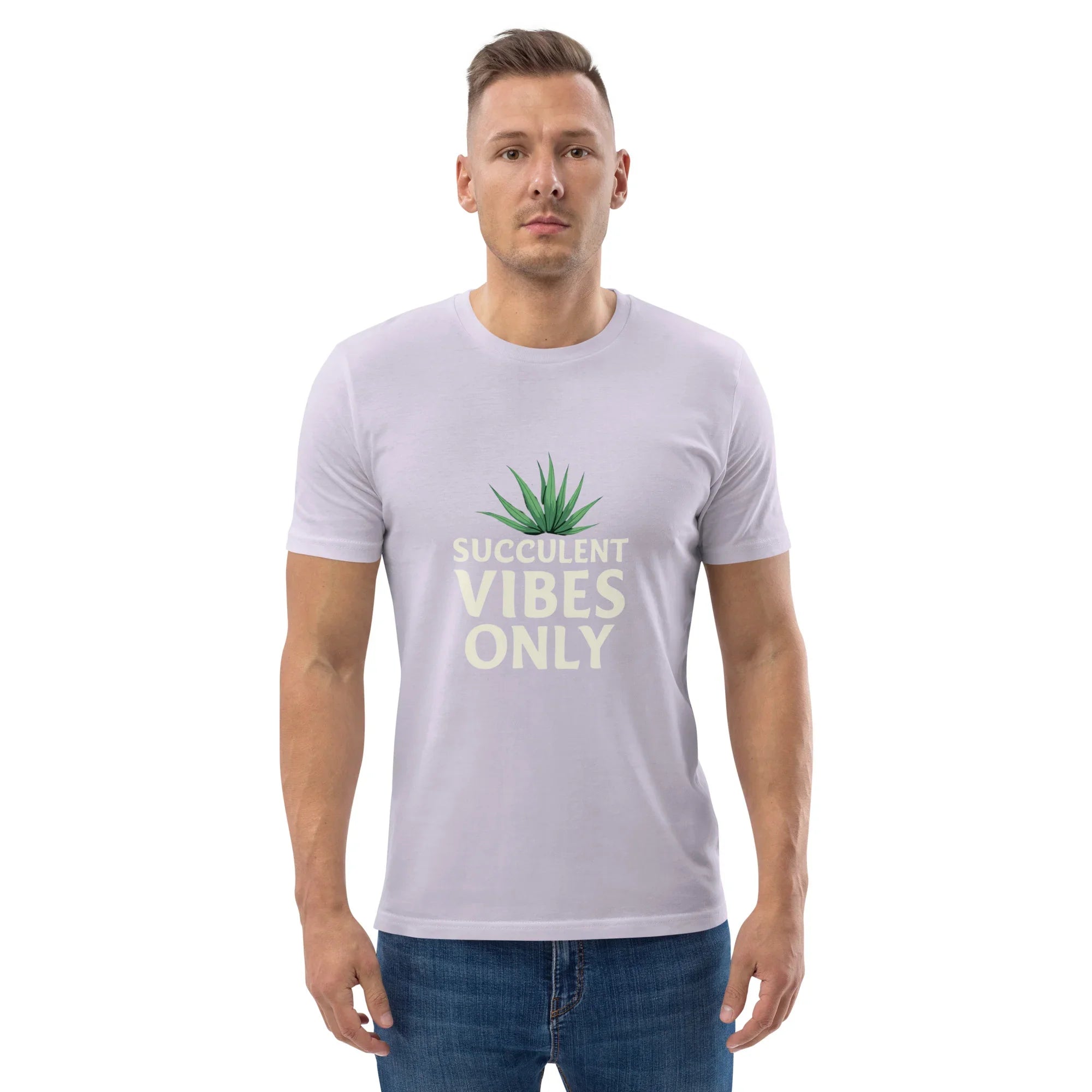 Succulent T-Shirt – Succulent Vibes Only Minimal Plant Tee - RaZits