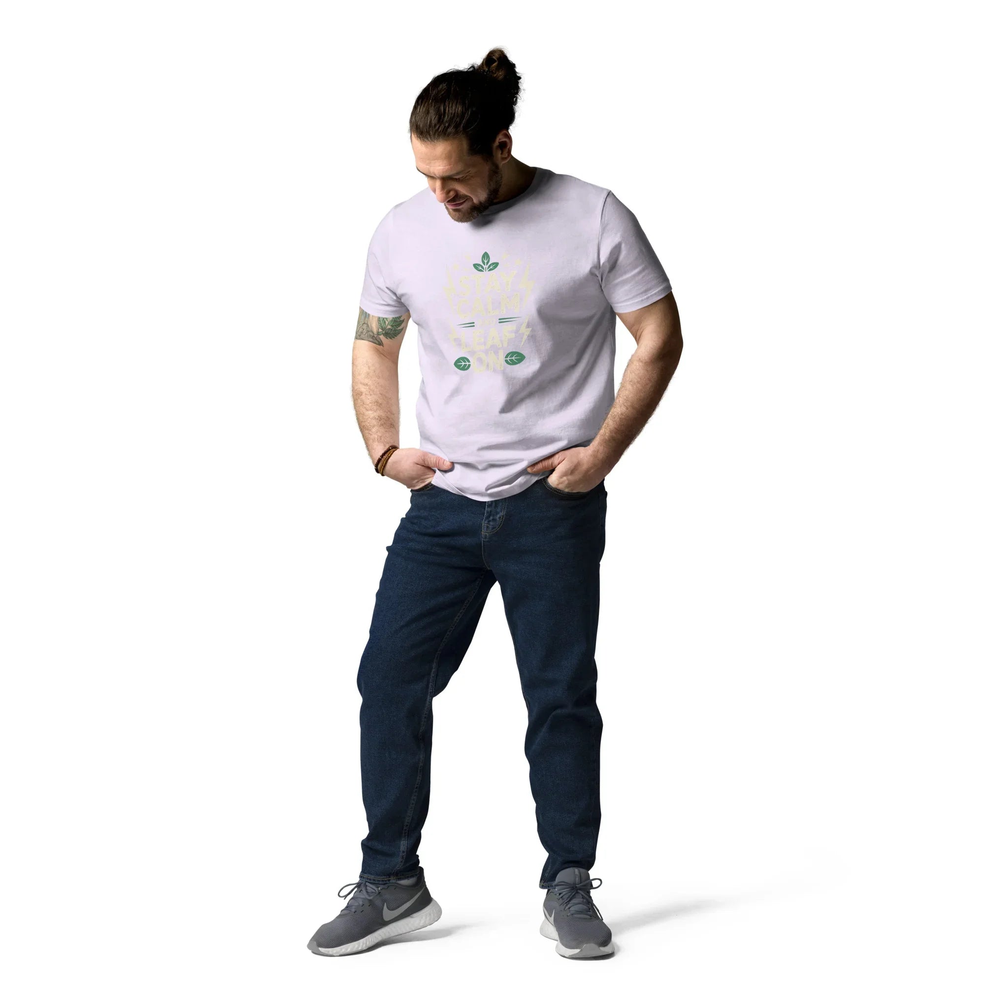 Leaf Pun T-Shirt – Stay Calm and Leaf On - RaZits