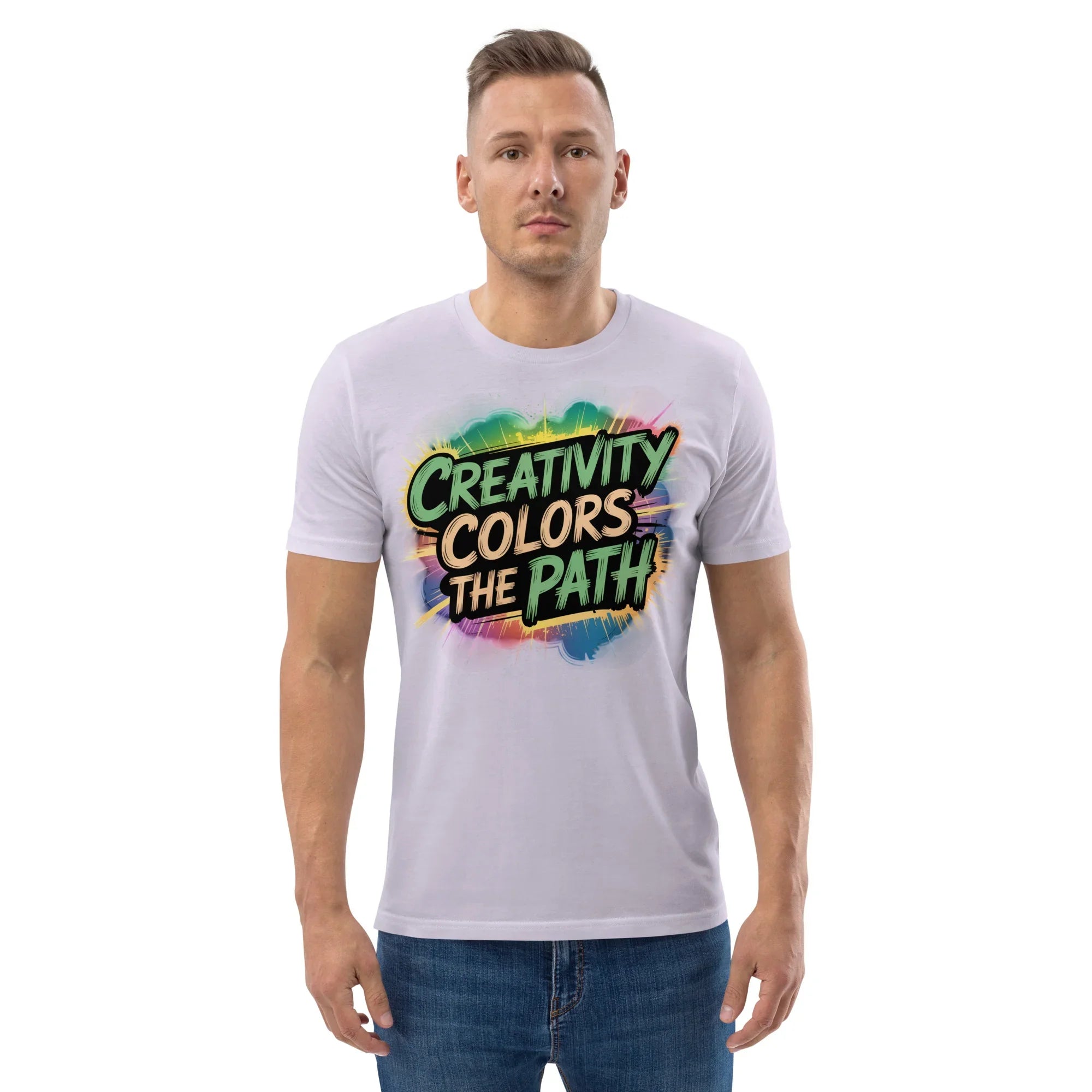 Color Splash Adventure T-Shirt – “Creativity Colors the Path” Comic Style - RaZits