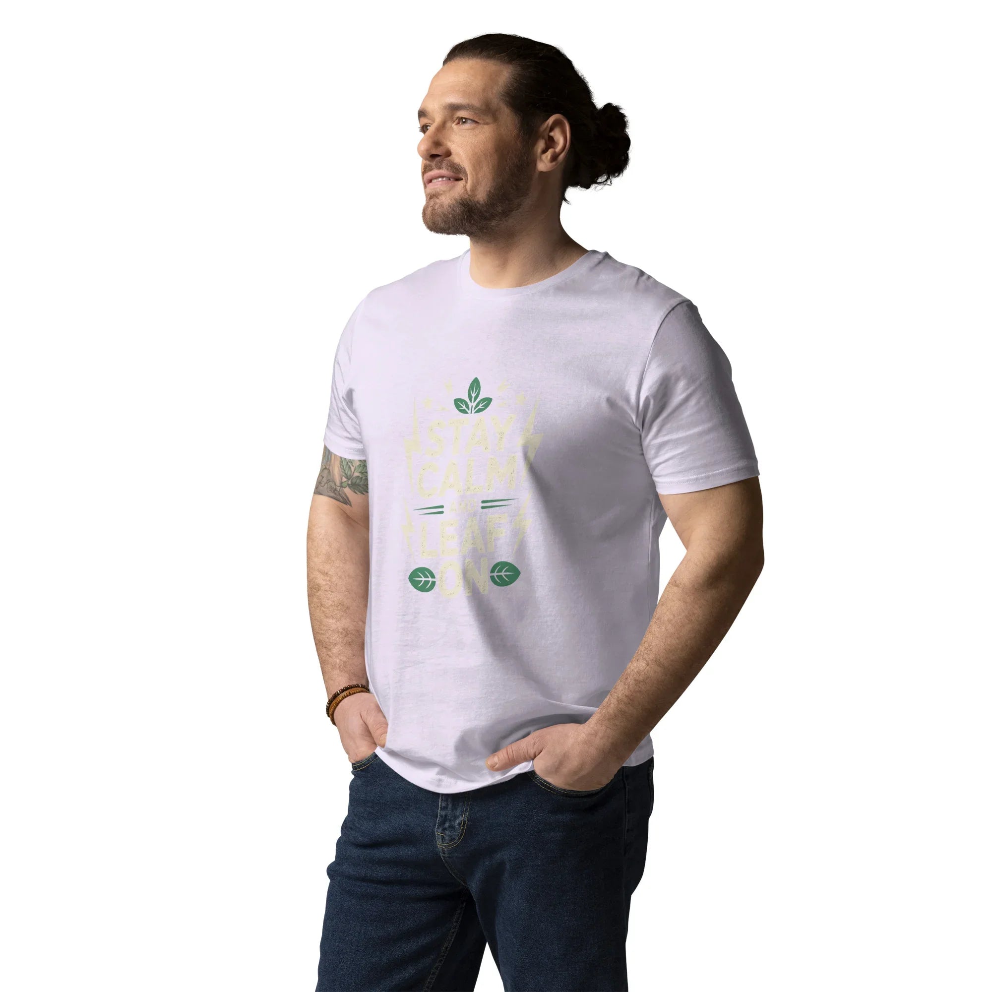 Leaf Pun T-Shirt – Stay Calm and Leaf On - RaZits