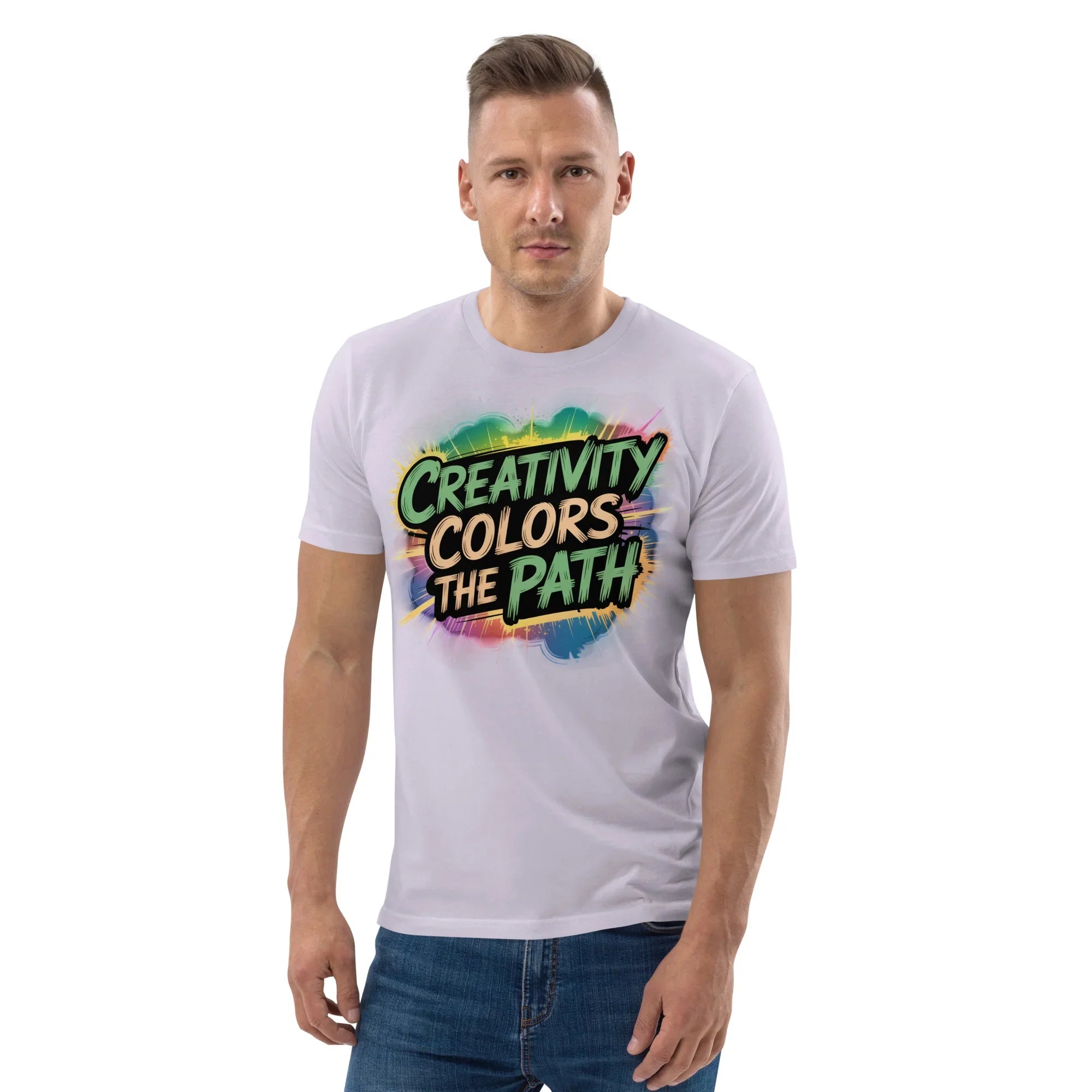 Color Splash Adventure T-Shirt – “Creativity Colors the Path” Comic Style - RaZits