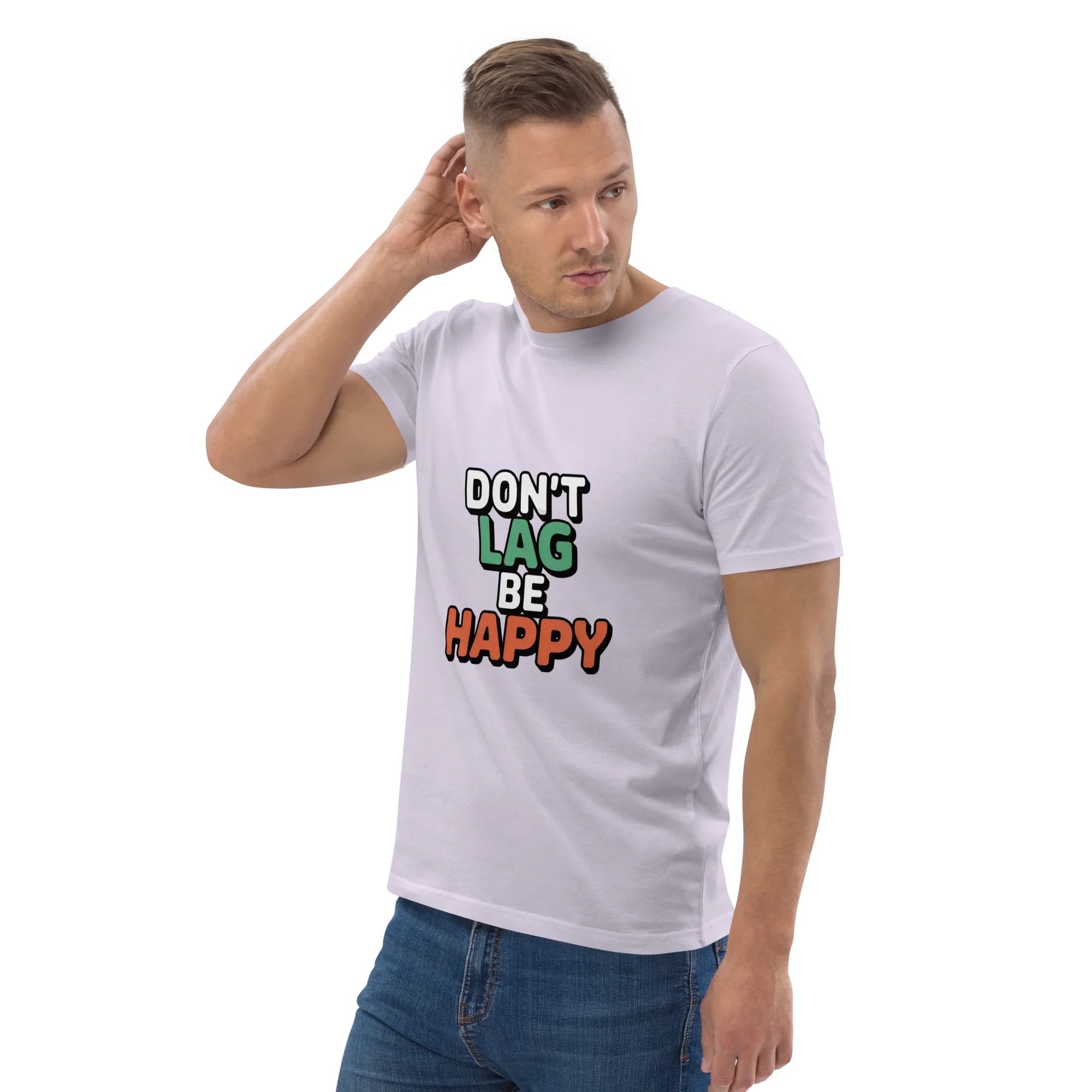 Don’t Lag Be Happy Shirt – Funny Gamer Quote Tee - RaZits