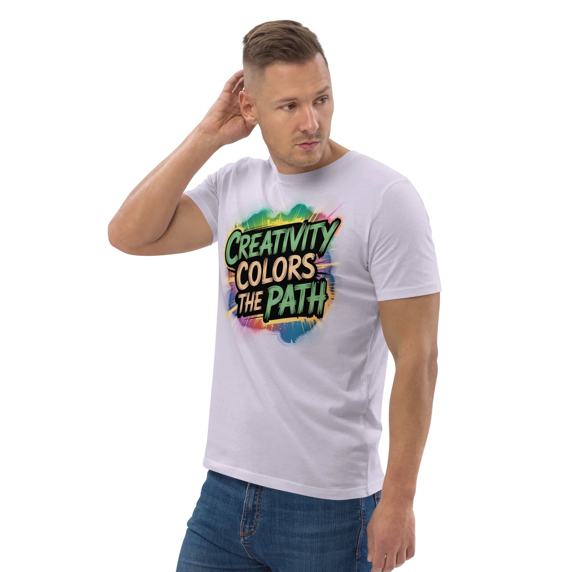 Color Splash Adventure T-Shirt – “Creativity Colors the Path” Comic Style - RaZits