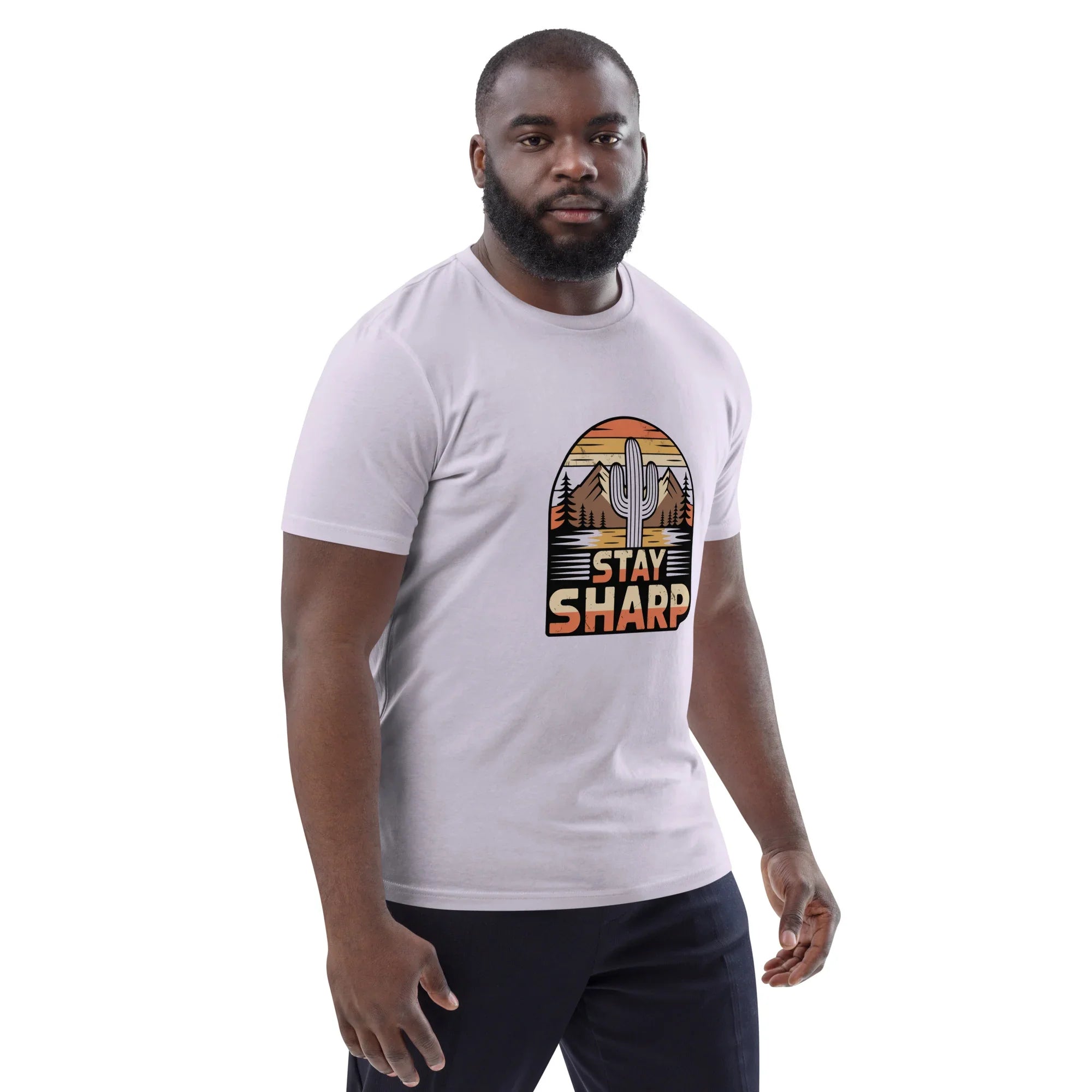 Cactus Graphic Tee – Stay Sharp Desert Adventure Shirt - RaZits