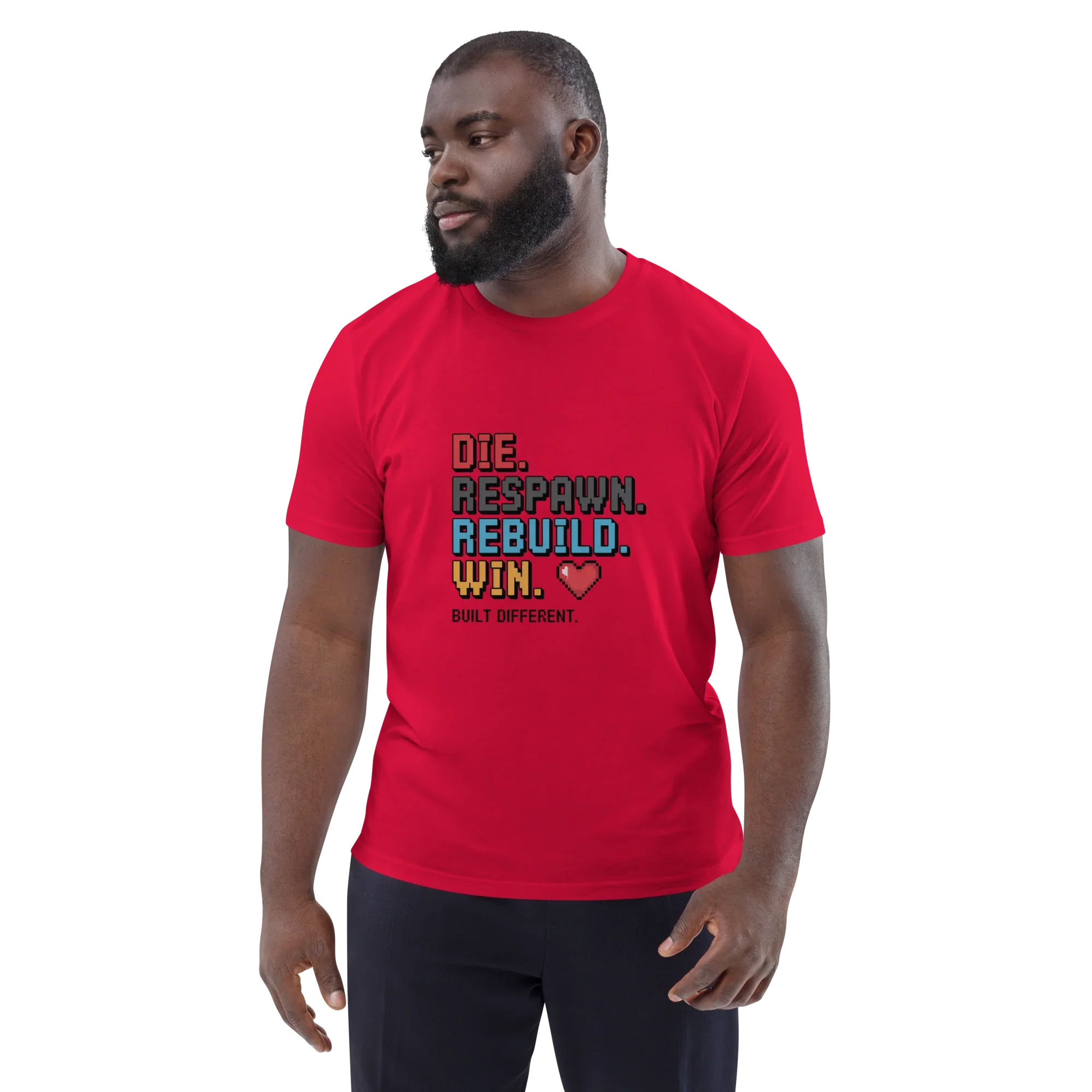 Die Respawn Rebuild Win Shirt – Built Different Gamer Tee - RaZits