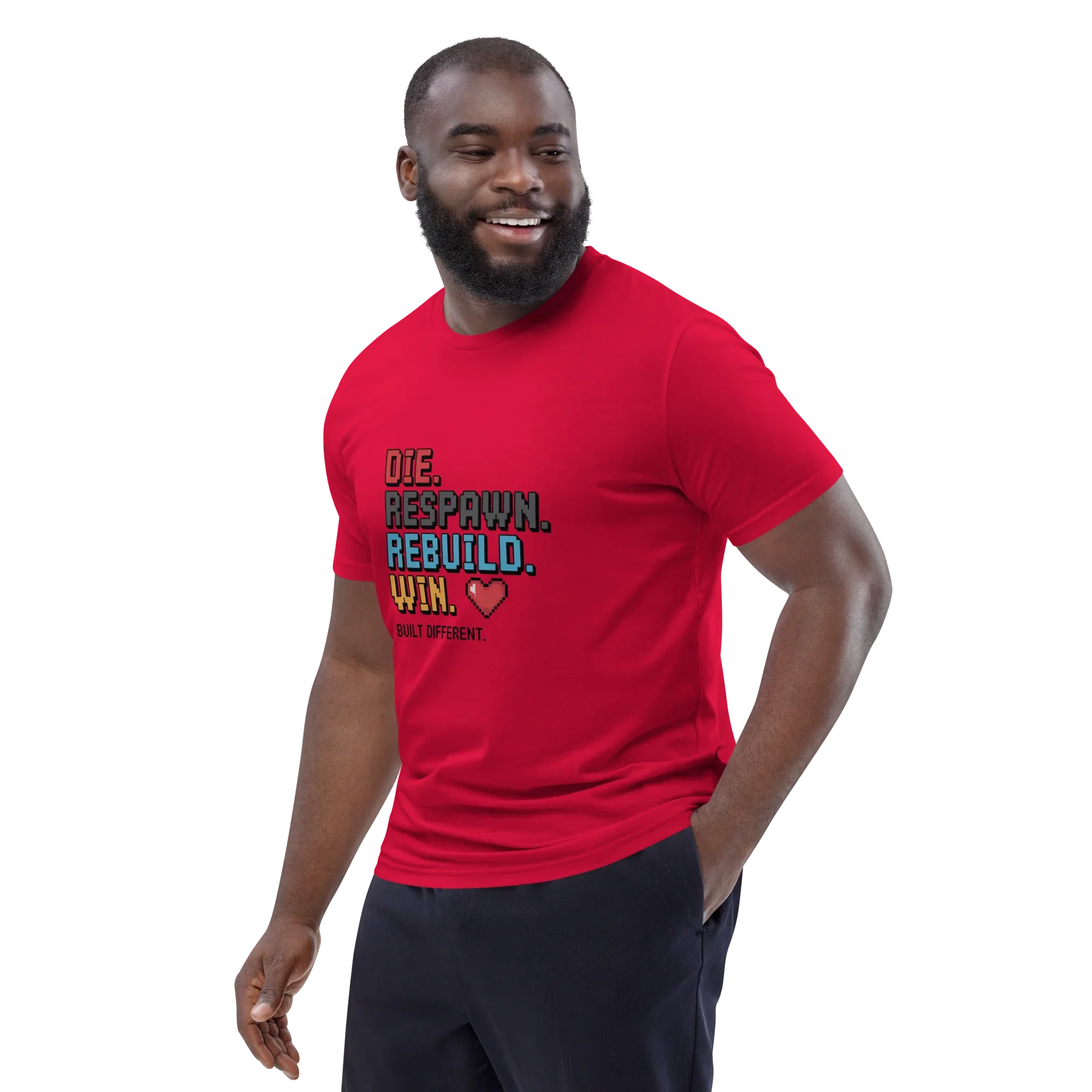 Die Respawn Rebuild Win Shirt – Built Different Gamer Tee - RaZits