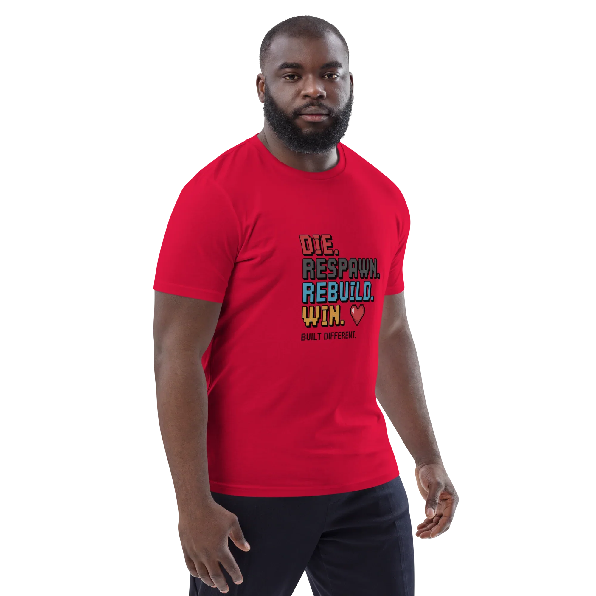 Die Respawn Rebuild Win Shirt – Built Different Gamer Tee - RaZits