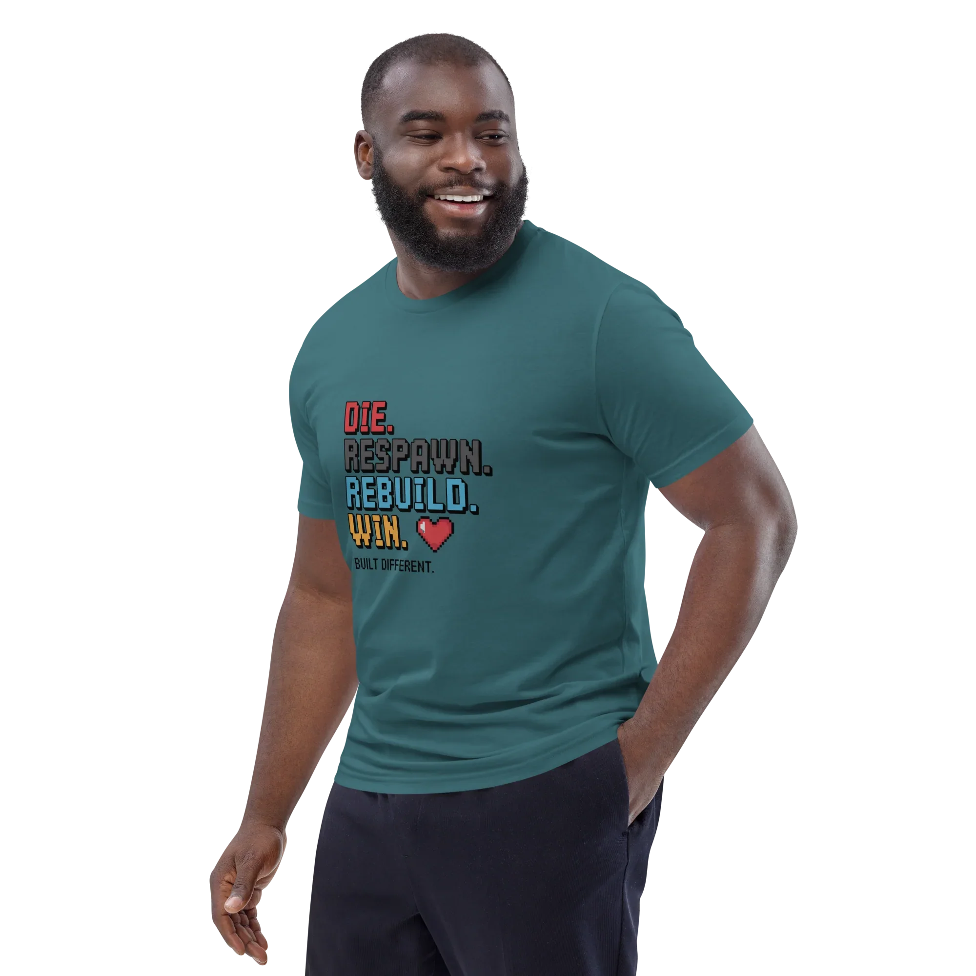 Die Respawn Rebuild Win Shirt – Built Different Gamer Tee - RaZits