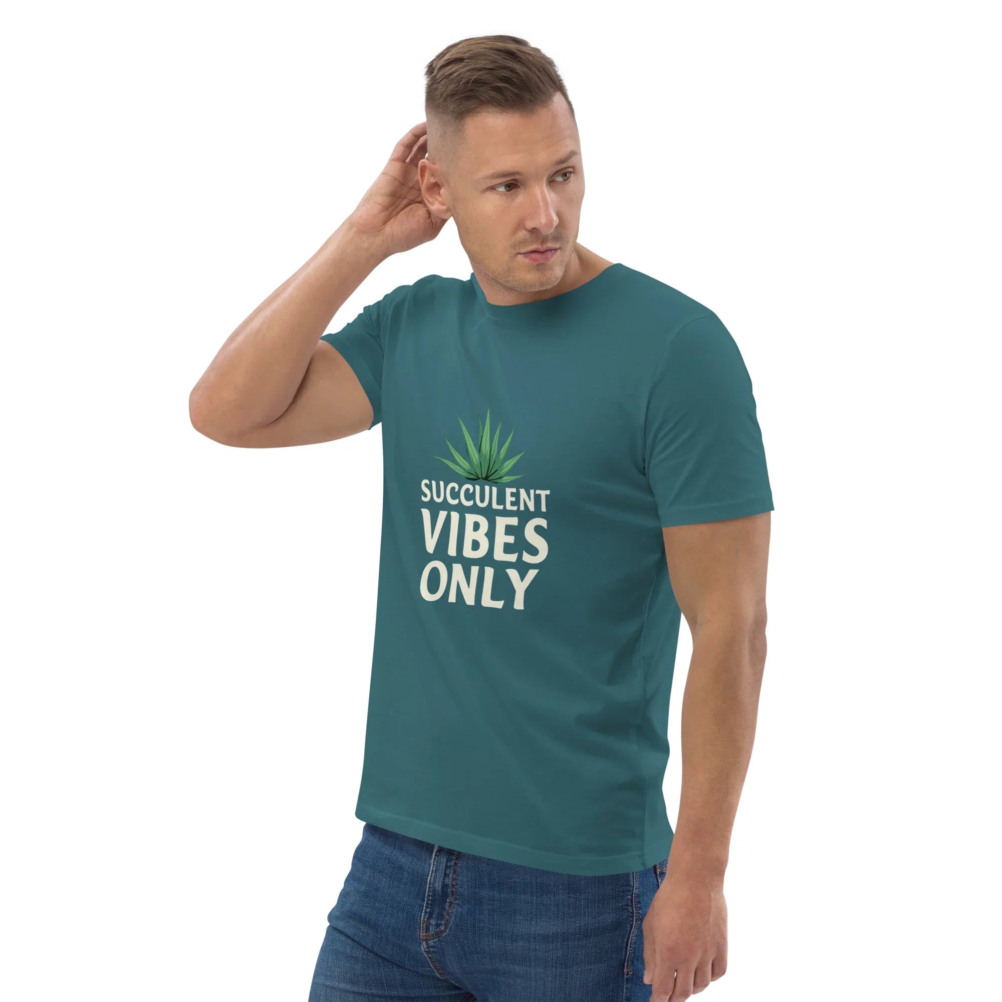 Succulent T-Shirt – Succulent Vibes Only Minimal Plant Tee - RaZits