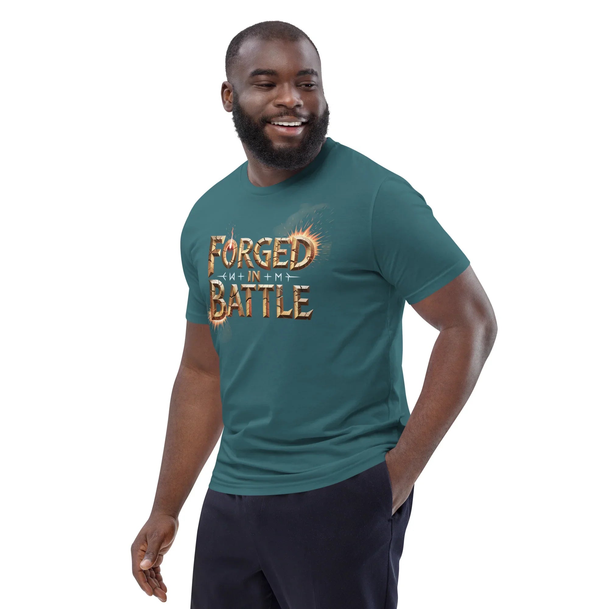 Forged in Battle Hack-and-Slash T-Shirt - RaZits
