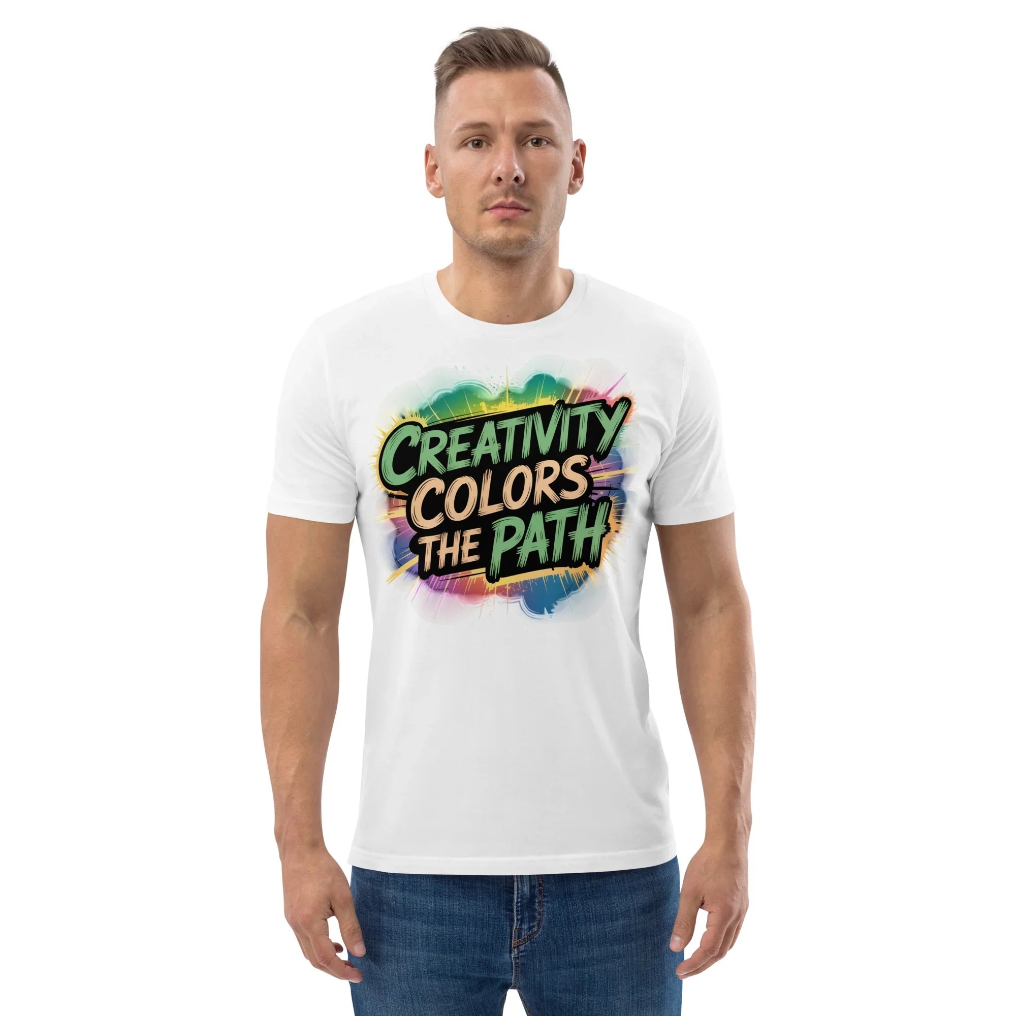 Color Splash Adventure T-Shirt – “Creativity Colors the Path” Comic Style - RaZits