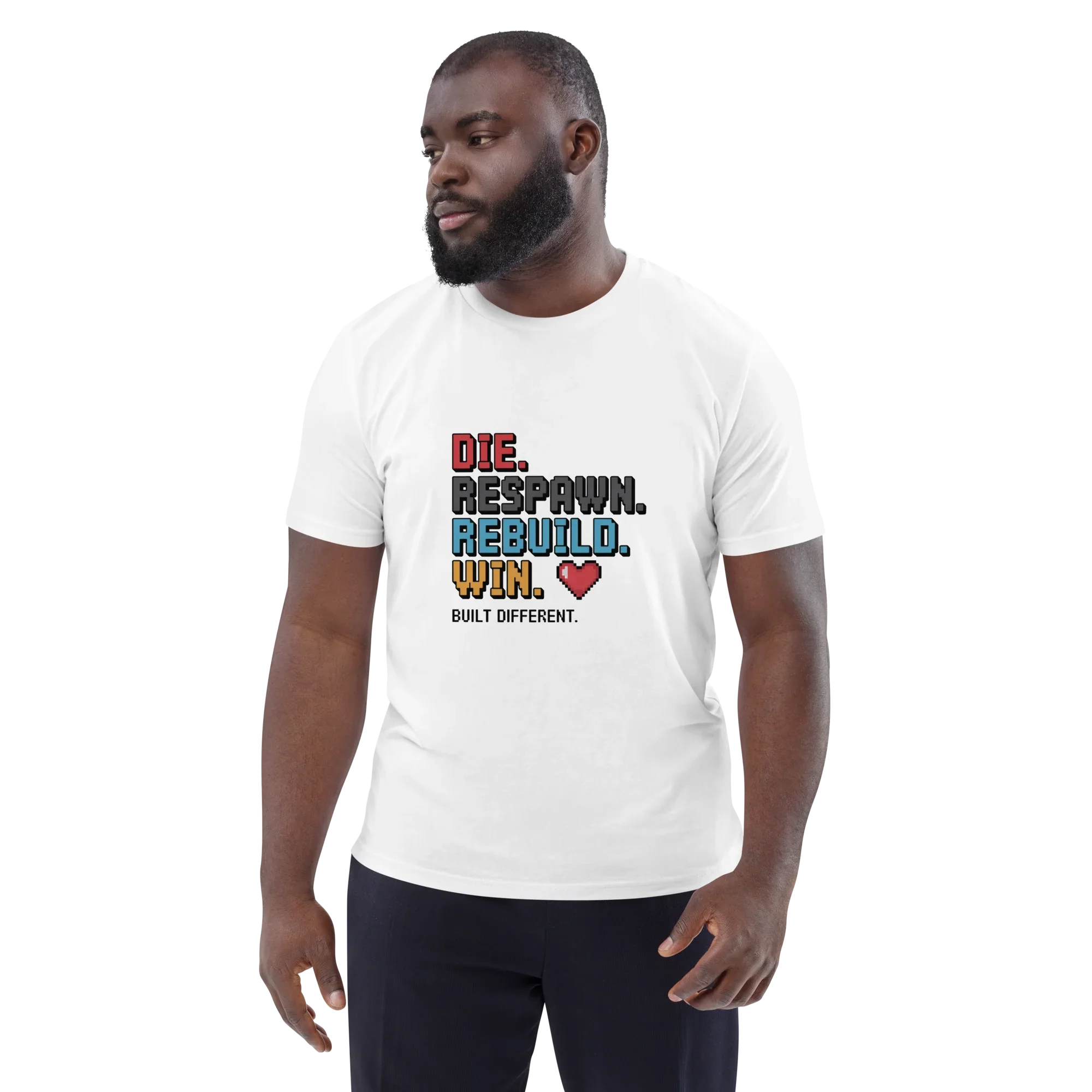 Die Respawn Rebuild Win Shirt – Built Different Gamer Tee - RaZits