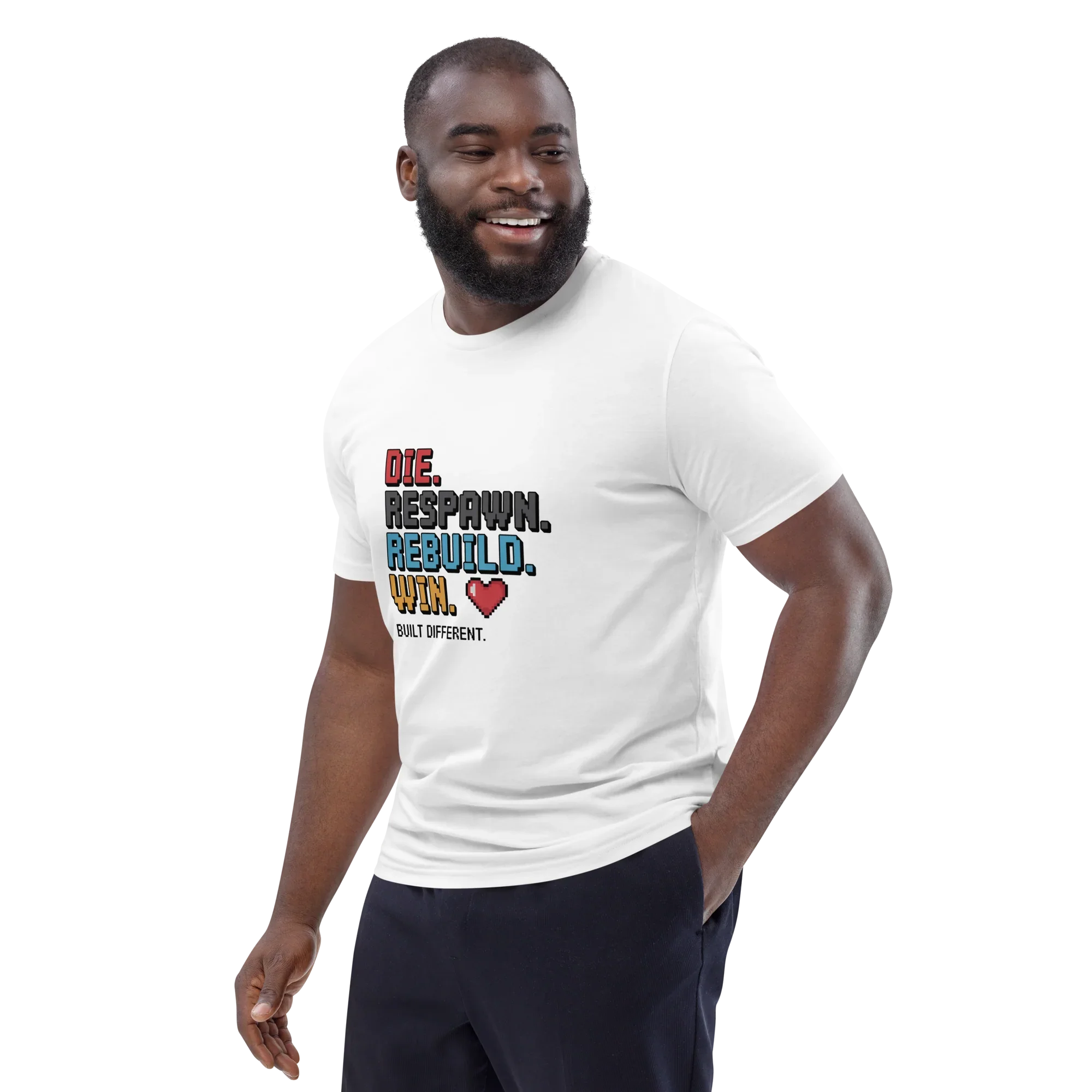 Die Respawn Rebuild Win Shirt – Built Different Gamer Tee - RaZits