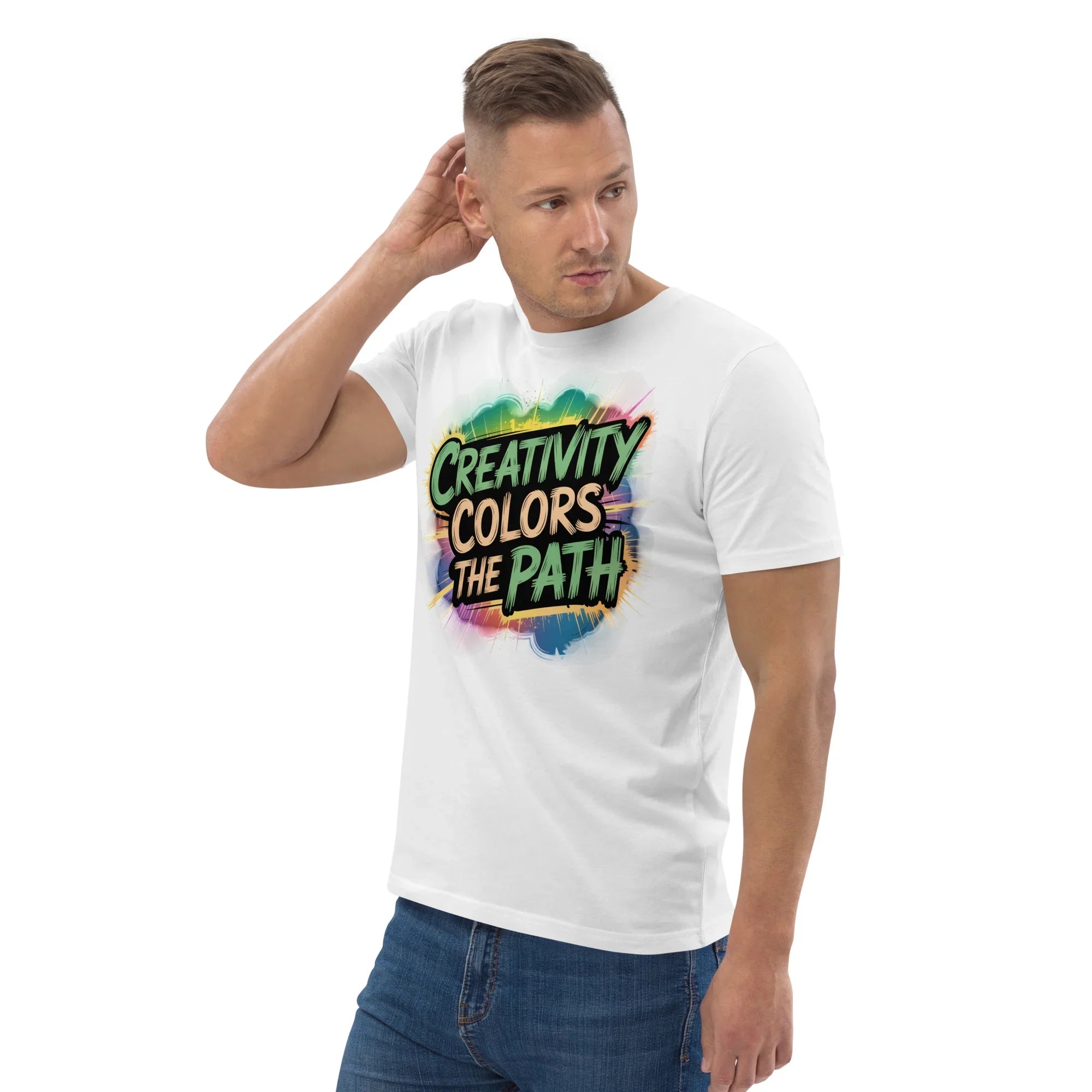 Color Splash Adventure T-Shirt – “Creativity Colors the Path” Comic Style - RaZits