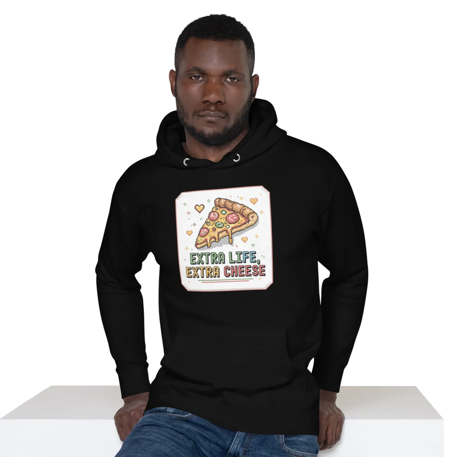 Extra Life Extra Cheese Hoodie – Pizza Gamer Style - RaZits