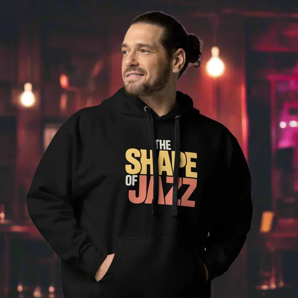 The Shape of Jazz Hoodie – Bold Modern Jazz Statement Wear - RaZits