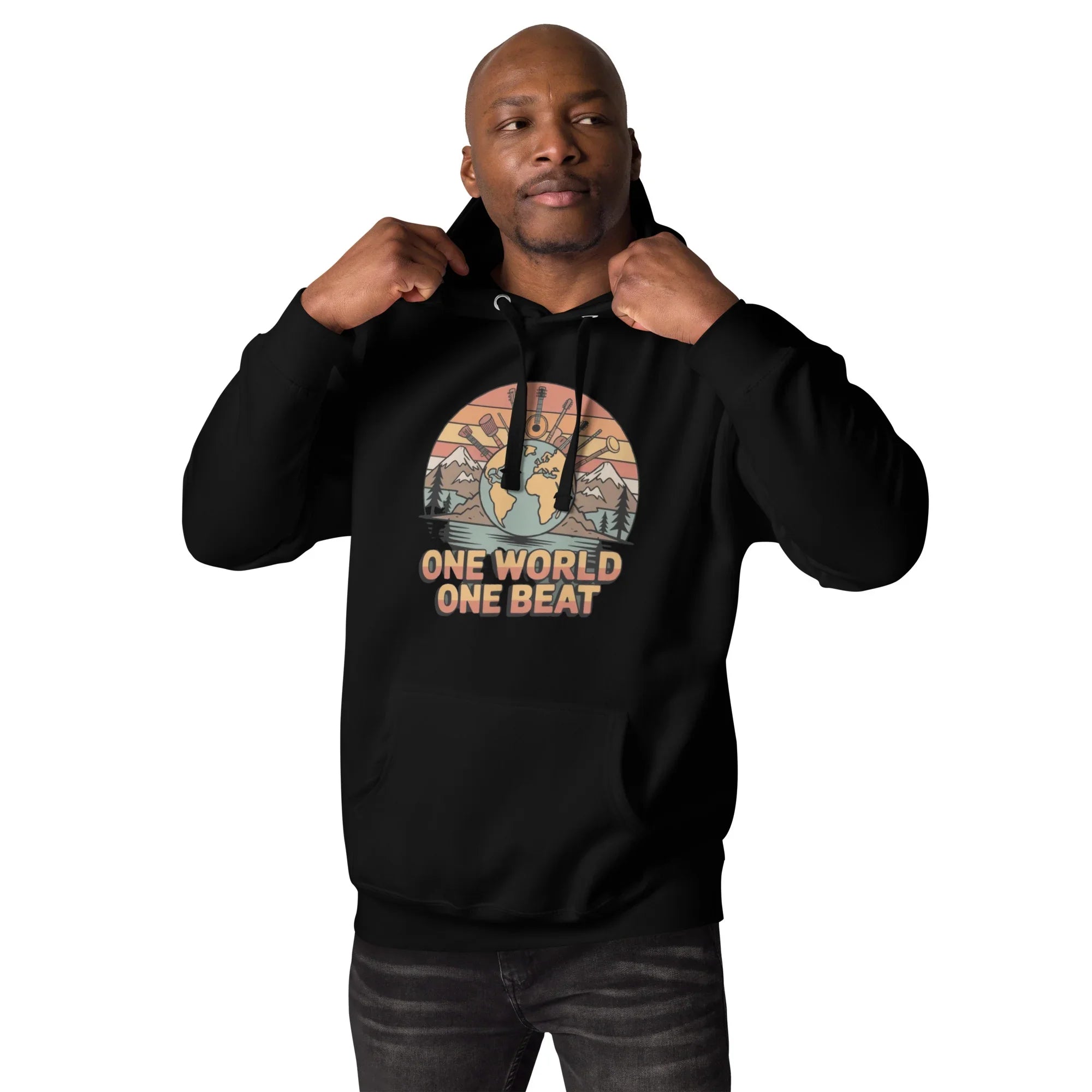 One World One Beat Hoodie – Global Music Vibes - RaZits