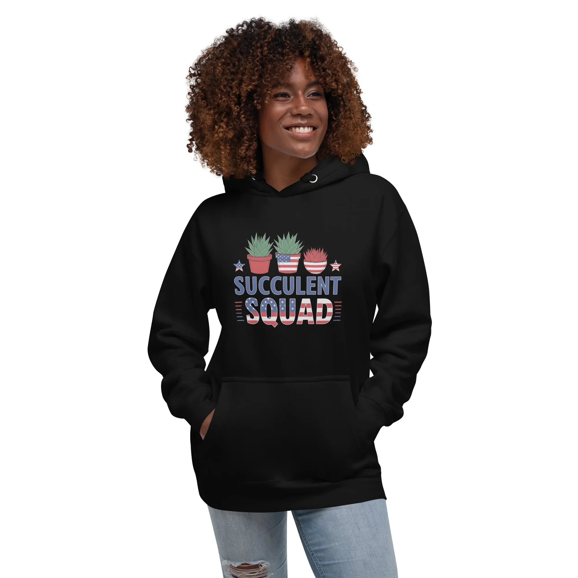 Succulent Hoodie – Succulent Squad Cute Plant Pullover - RaZits
